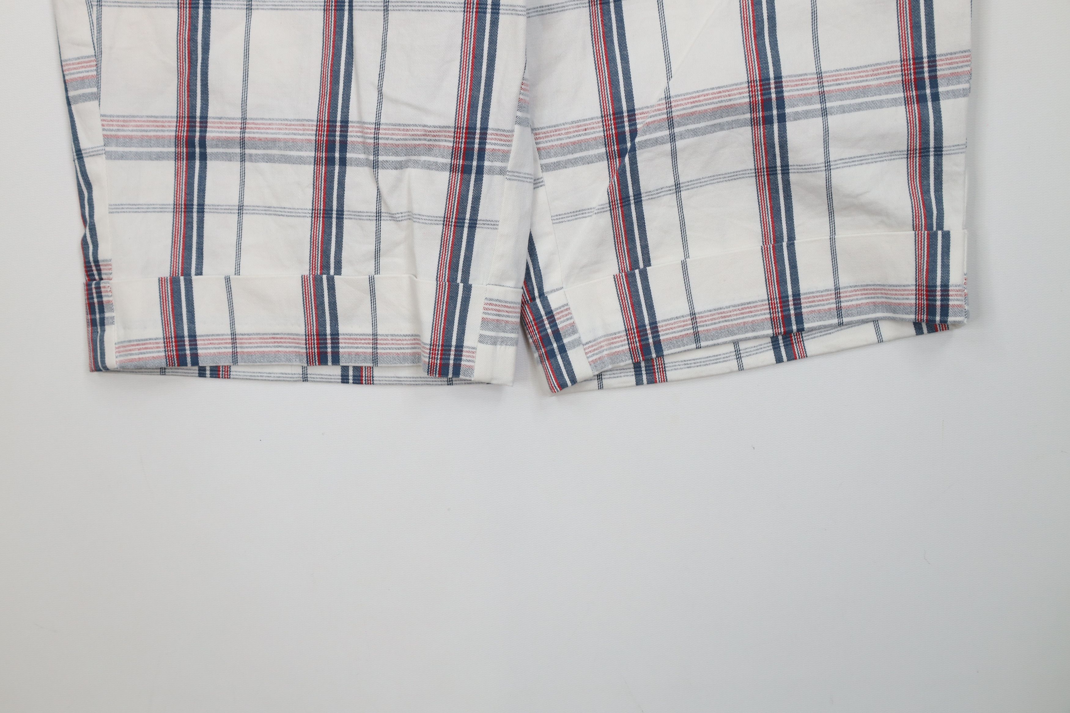 Forever 21 Vintage 90s Y2K Forever 21 Cuffed Bermuda Shorts Plaid Size 32" / US 10 / IT 46 - 4 Thumbnail