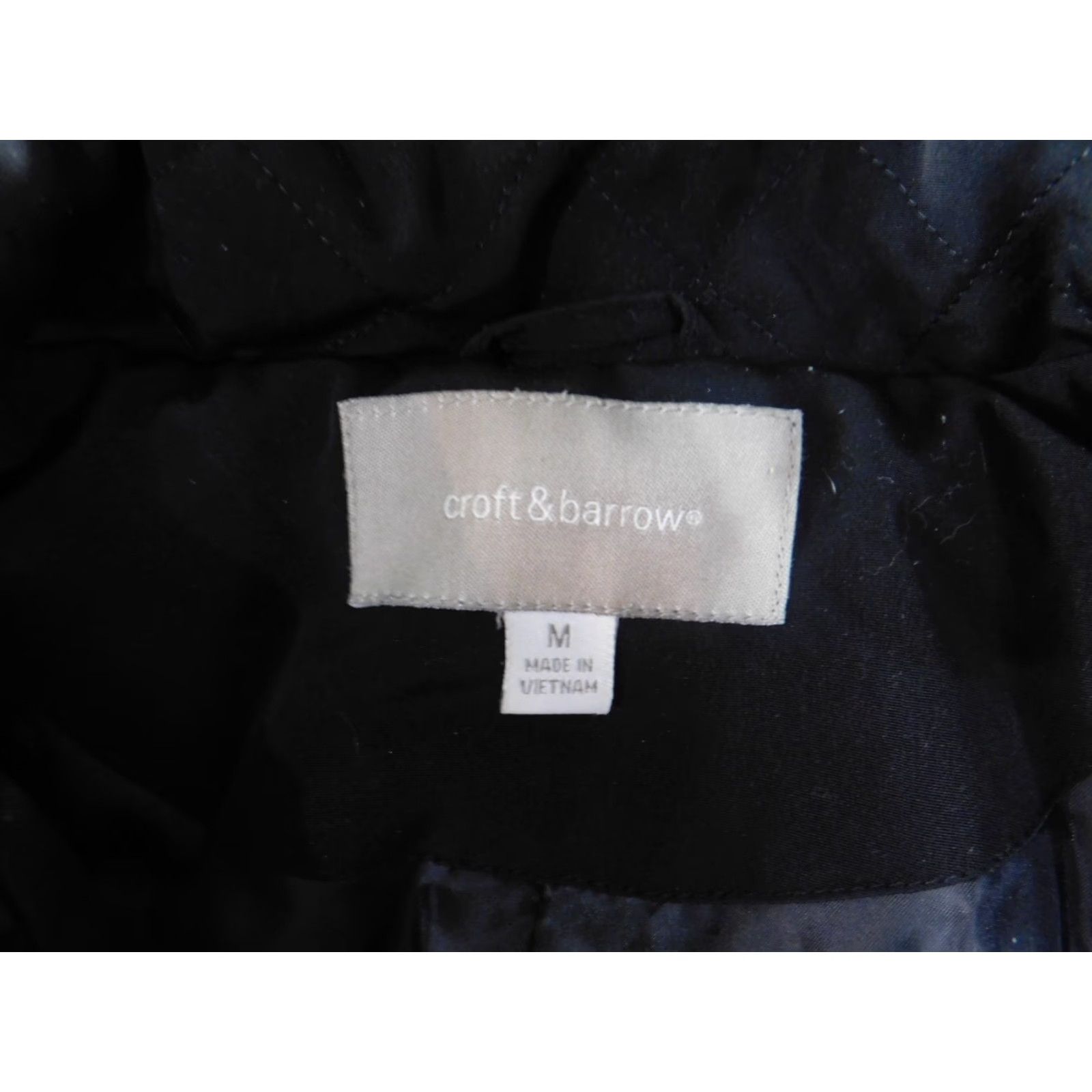 Croft & Barrow Croft & Barrow Womens Jacket Medium Black Trench Coat Casual Long Sleeve Mid-Length Solid Vest? Size M / US 6-8 / IT 42-44 - 5 Thumbnail