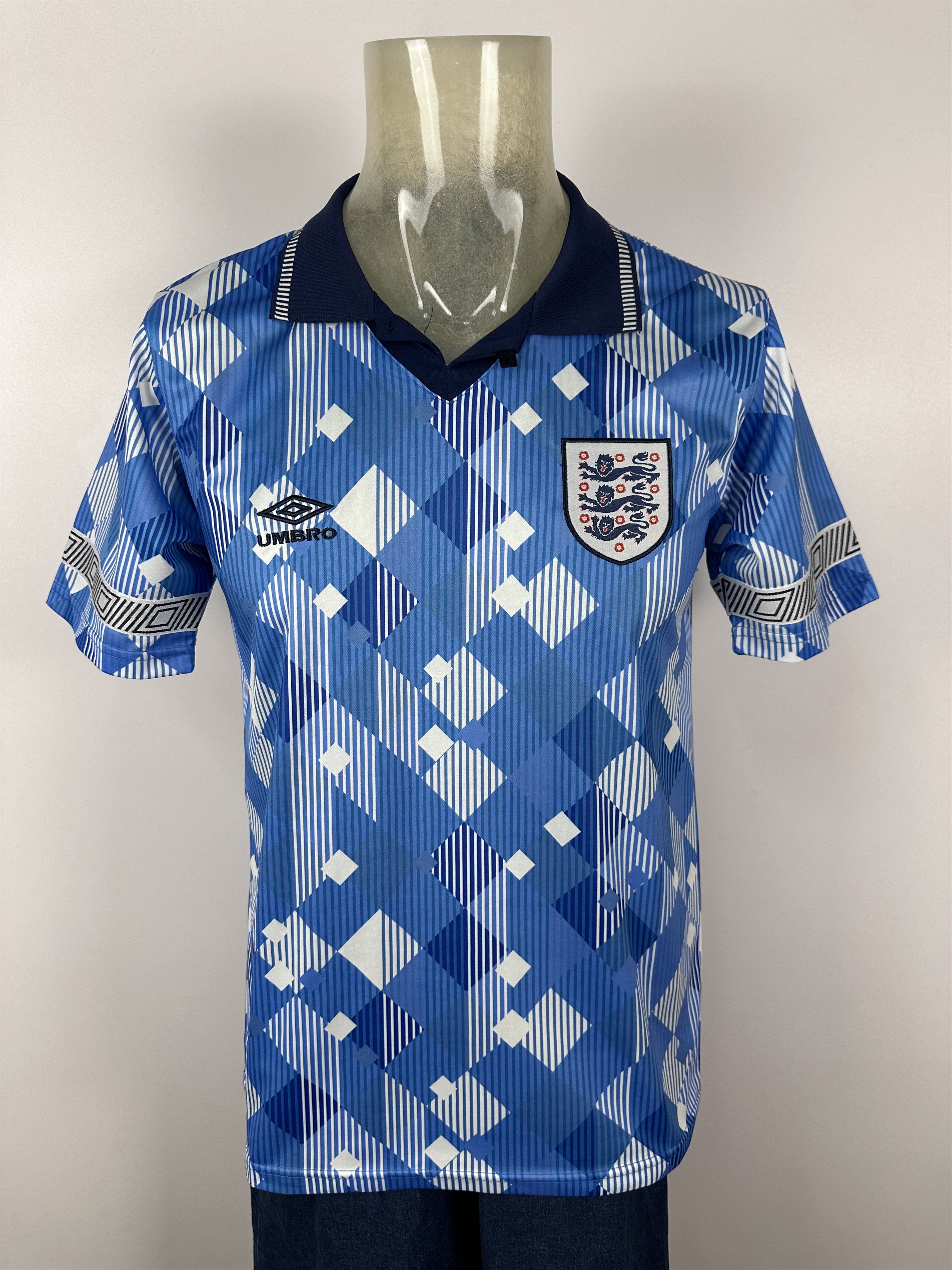 Umbro × Vintage England 1990 Football Shirt Soccer Jersey Reissue Umbro Size US M / EU 48-50 / 2 - 1 Thumbnail