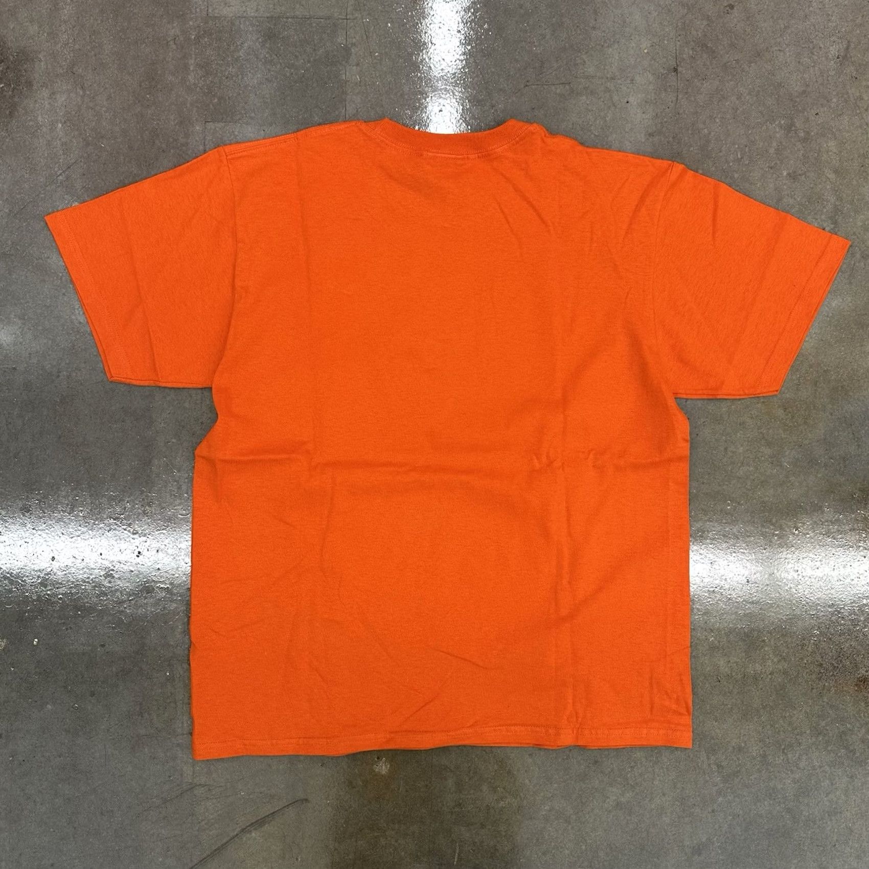 Nike VINTAGE Nike Mini Swoosh T Shirt Medium Orange 2004 Mens Size US M / EU 48-50 / 2 - 3 Thumbnail