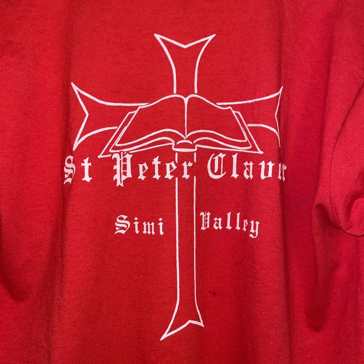 Other Vintage St. Peter Cross T-shirt Size US L / EU 52-54 / 3 - 4 Thumbnail