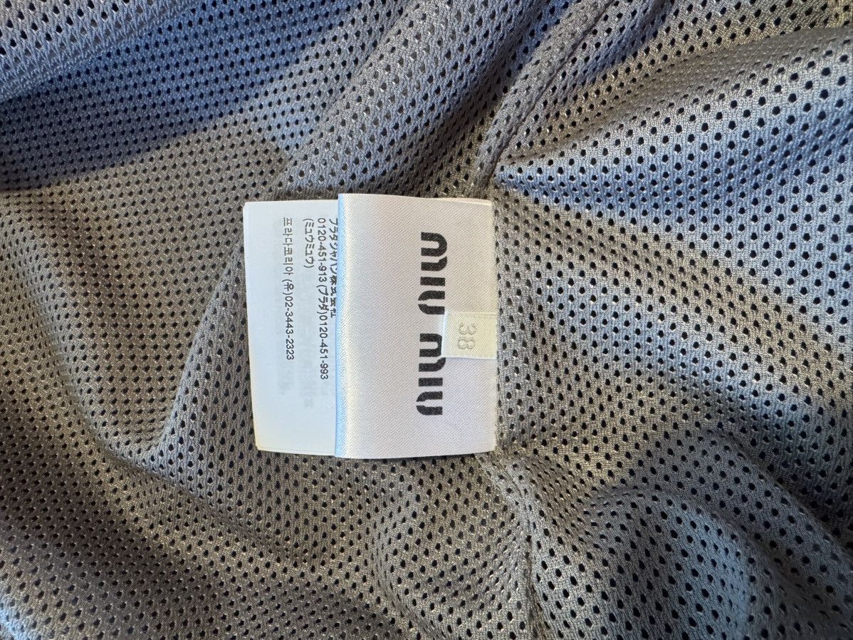 Miu Miu Miu miu technical silk zipper blouson jacket sz 38 track Size US M / EU 48-50 / 2 - 6 Thumbnail