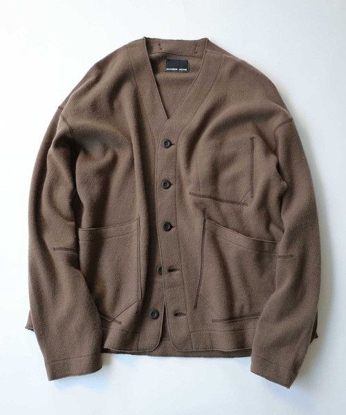 Number (N)ine Number nine SHRINK WOOL LINER LOOSE CARDIGAN Size US XL / EU 56 / 4 - 1 Thumbnail