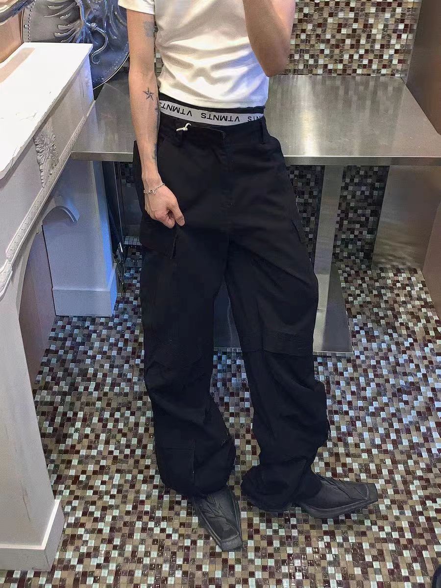 Japanese Brand × Vintage Black Casual Baggy Trousers Size US 30 / EU 46 - 3 Thumbnail