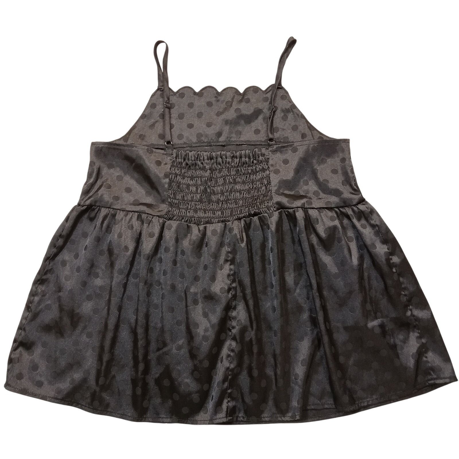& Other Stories Glam Top S Women's Sleeveless Blouse Black Polka Dot Size S / US 4 / IT 40 - 2 Thumbnail