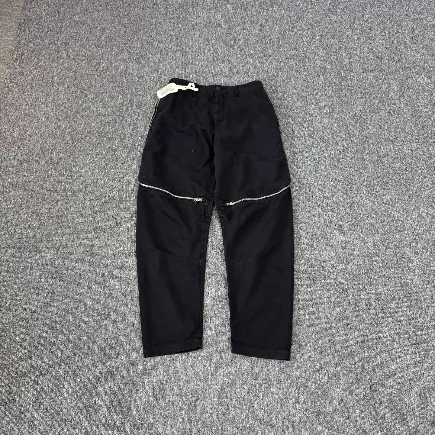 Stone Island STONE ISLAND Black Zip Cargo Pants 48 Size US 32 / EU 48 - 1 Thumbnail