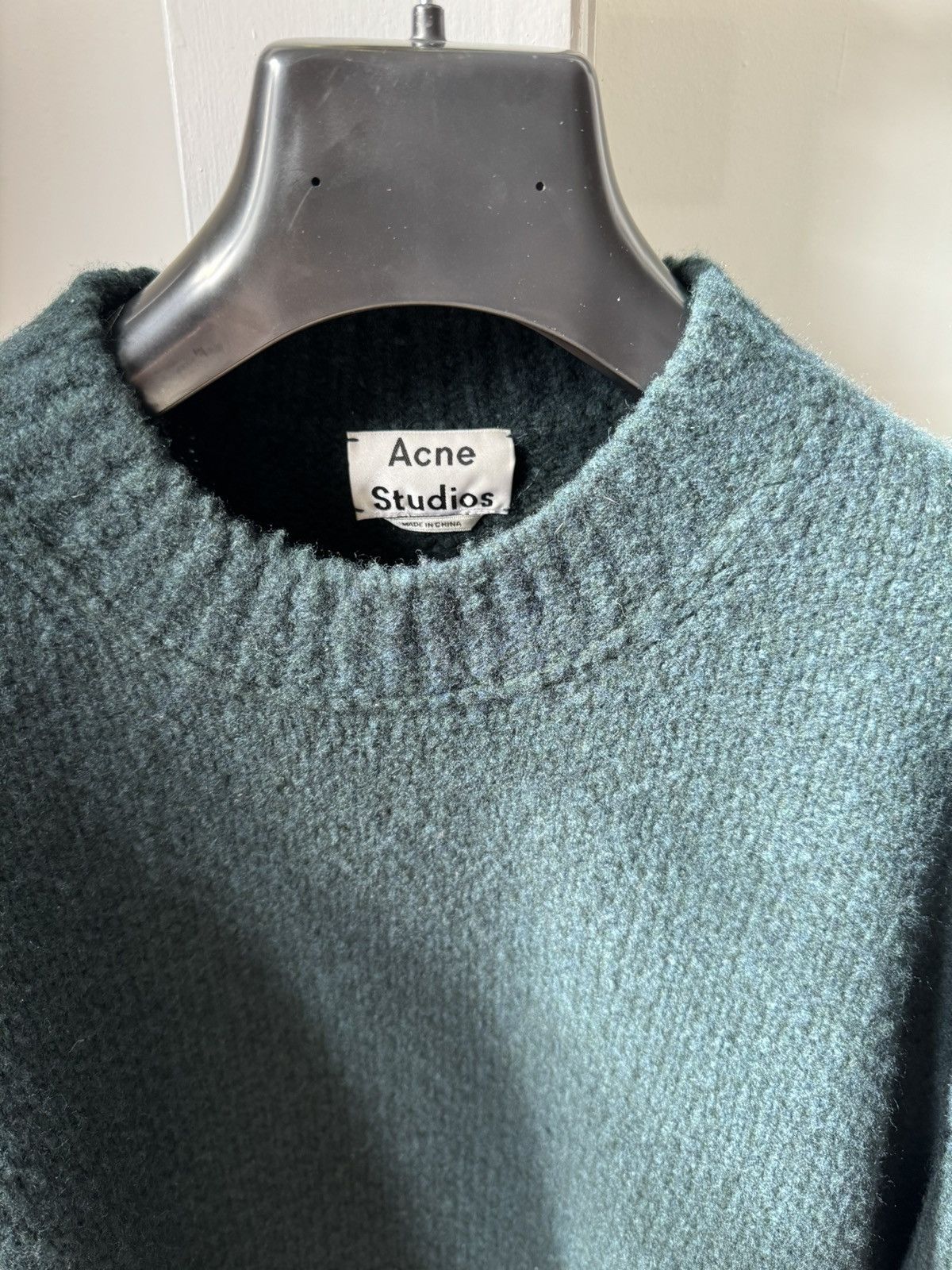 Acne Studios Acne Studios Green Wool + Cashmere Sweater Size US S / EU 44-46 / 1 - 3 Thumbnail