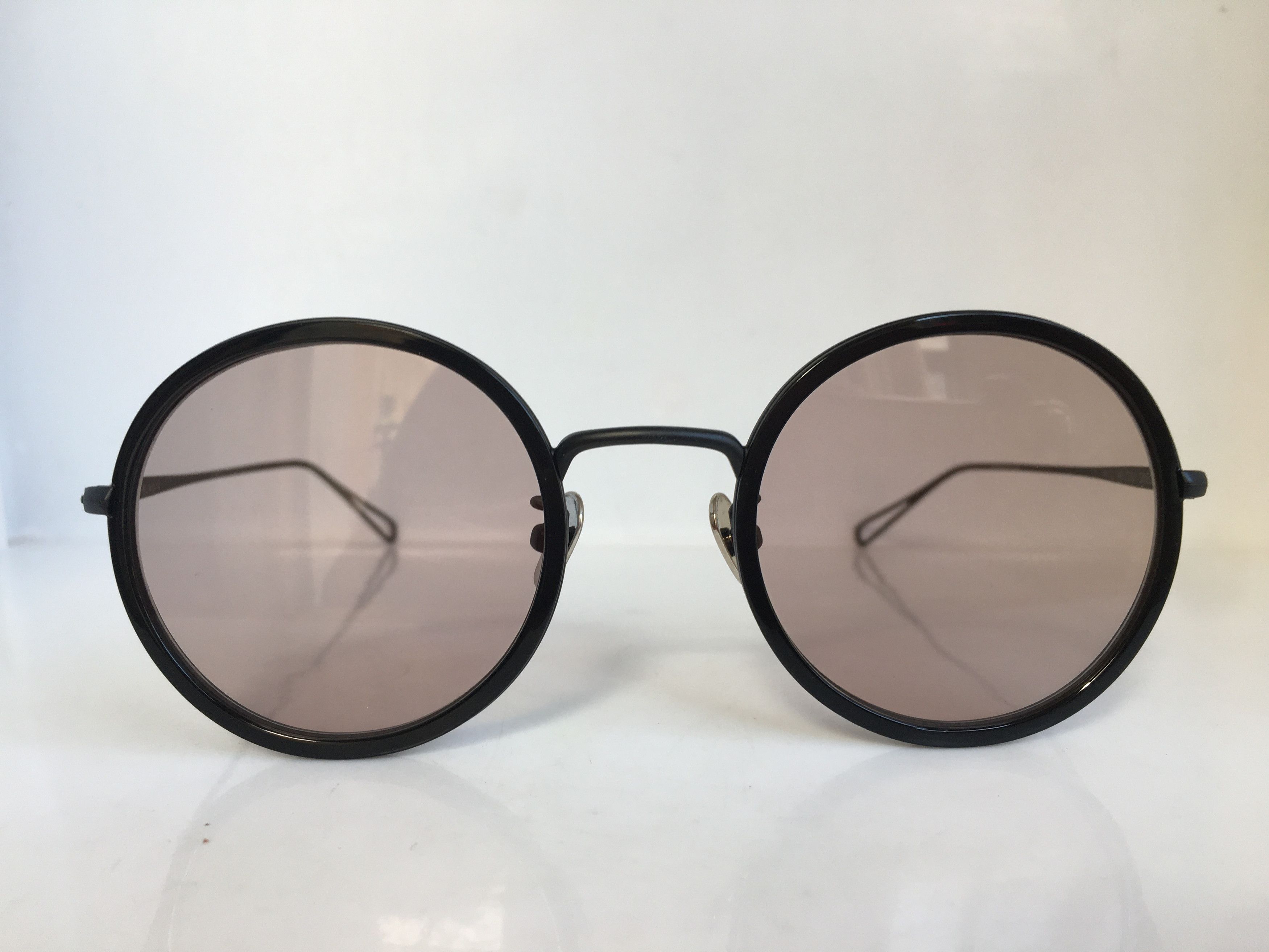 Other Hum_work Oversize Black Round Sunglasses Frame BUDDY HOLLY Size ONE SIZE - 1 Thumbnail