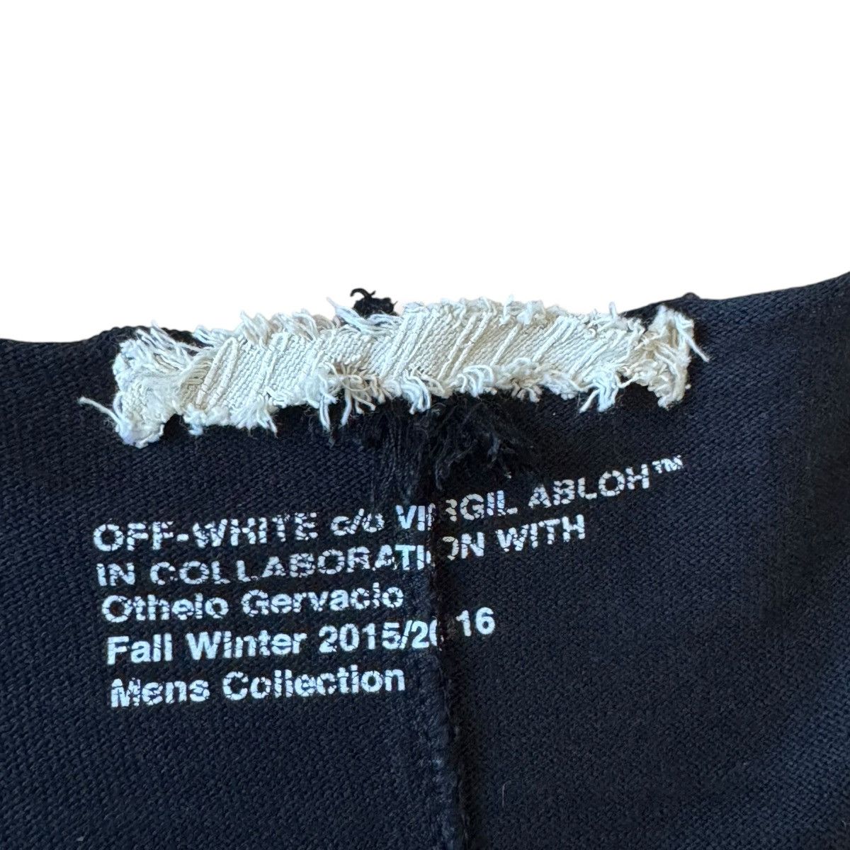 Off-White FW15 Off-White D.O.A Distressed Tshirt Size US L / EU 52-54 / 3 - 11 Thumbnail
