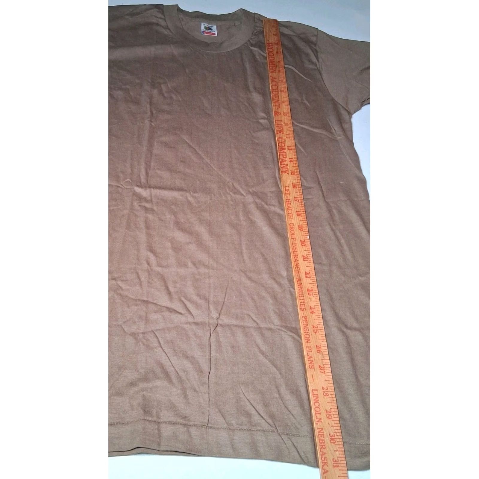Fruit Of The Loom VINTAGE Fruit Of The Loom Single Stitch T Shirt Men M Army Green USA Size US M / EU 48-50 / 2 - 6 Thumbnail