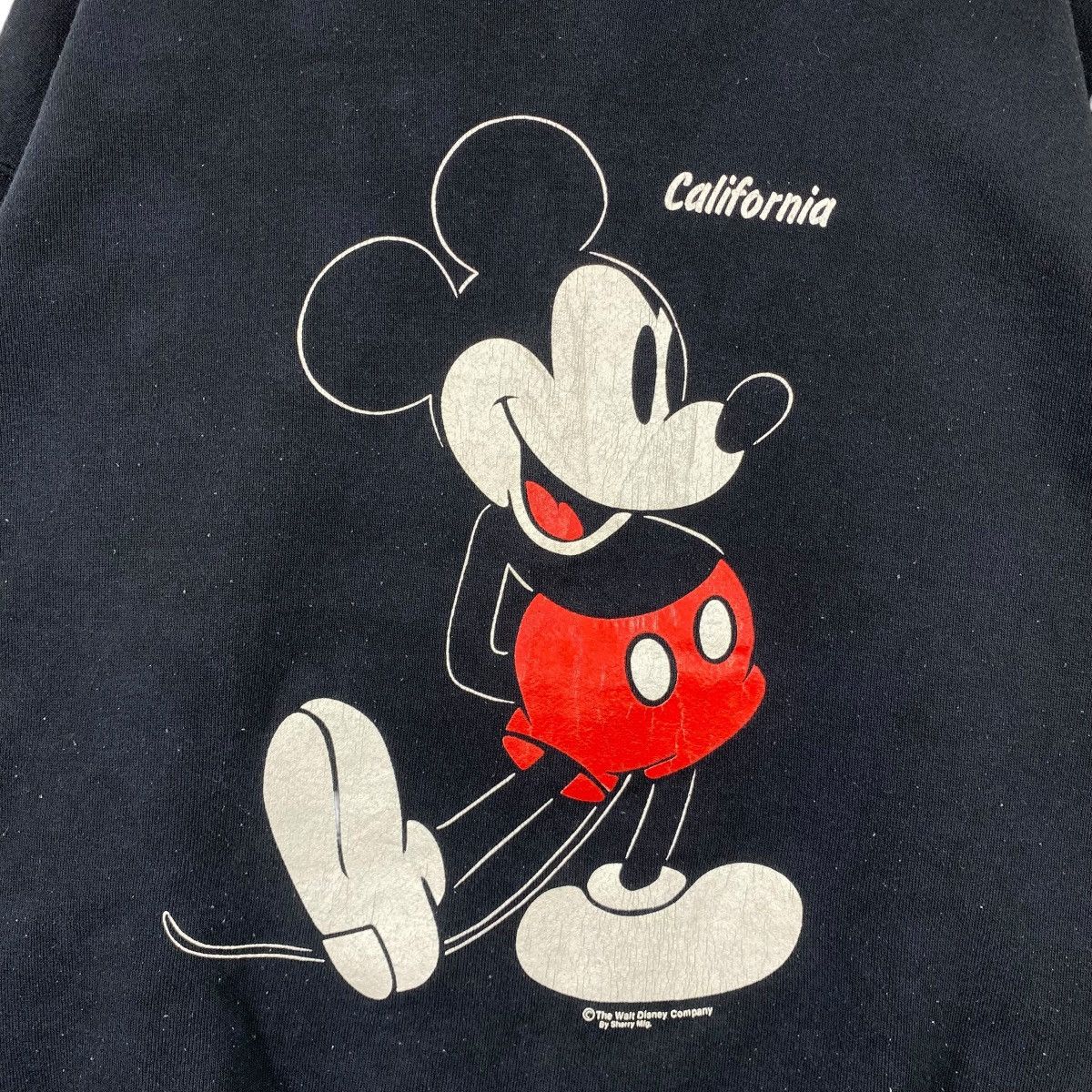 Mickey Mouse × Tultex × Vintage Vintage 90's MICKEY MOUSE CALIFORNIA Faded Crewneck Size US L / EU 52-54 / 3 - 3 Thumbnail