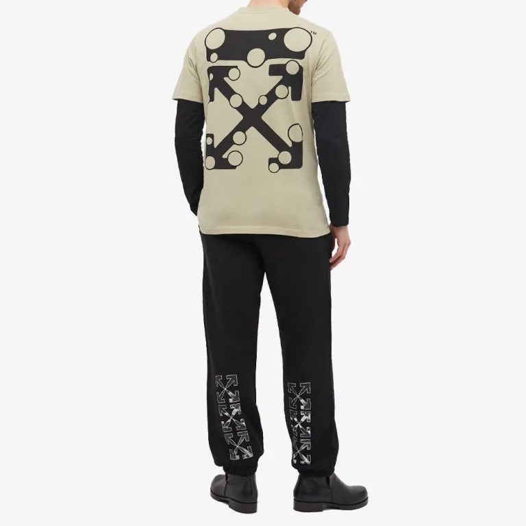 Off-White Beige Bubble Arrows Logo T-Shirt Size US XXL / EU 58 / 5 - 4 Thumbnail