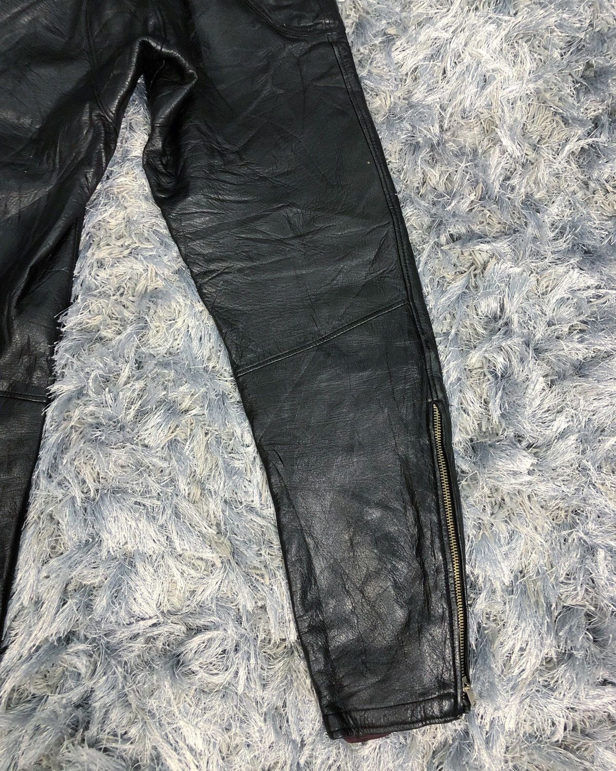 Japanese Brand Rare Vintage Nankai Japan Genuine Leather Motorcycle Pants Size US 29 - 12 Thumbnail