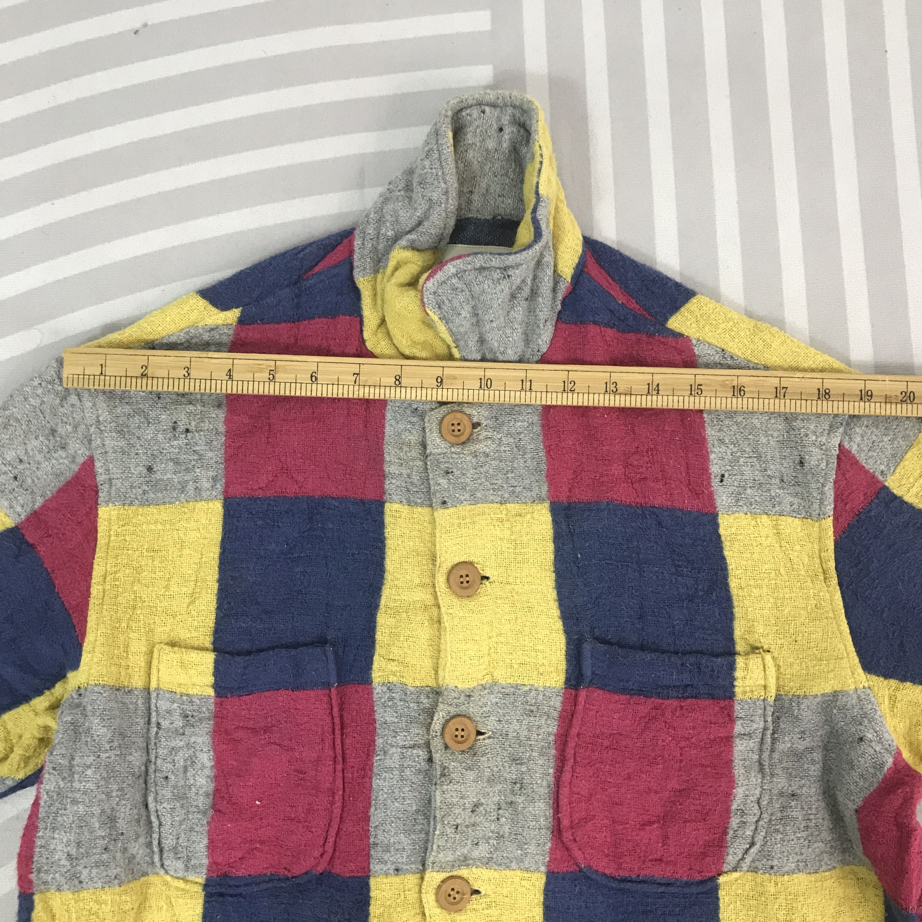 Japanese Brand Vintage Hakka Homme Multicolour blazer style Jacket Size US L / EU 52-54 / 3 - 5 Thumbnail