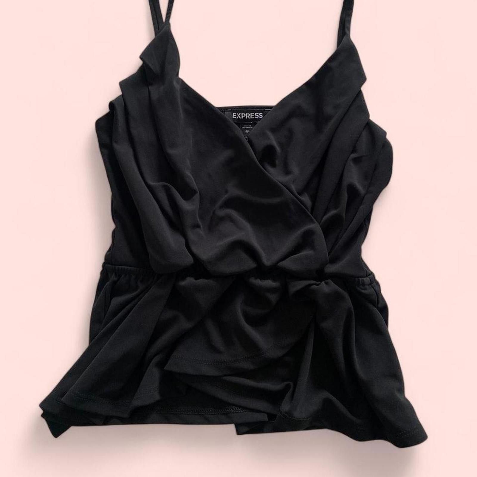 Express Black Express tank top with adjustable straps Size S / US 4 / IT 40 - 1 Thumbnail