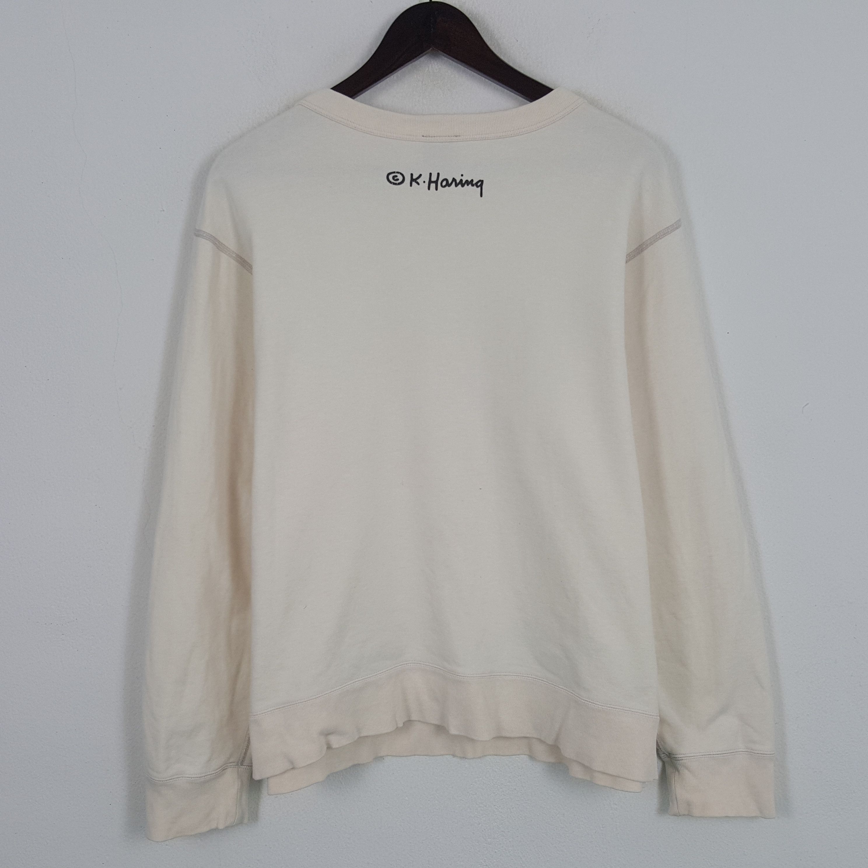 Keith Haring × Vintage Vintage Keith Haring Sweatshirt Size US L / EU 52-54 / 3 - 3 Thumbnail