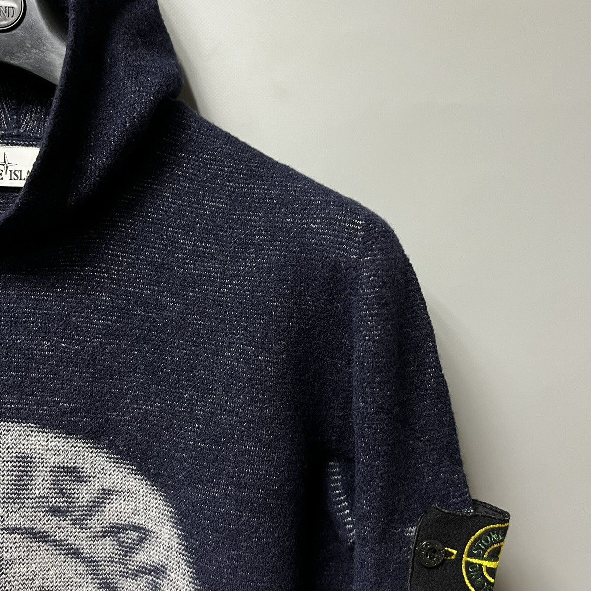 Stone Island Stone Island Sweater Hoodie Lana Wool Big Logo Size US S / EU 44-46 / 1 - 5 Thumbnail
