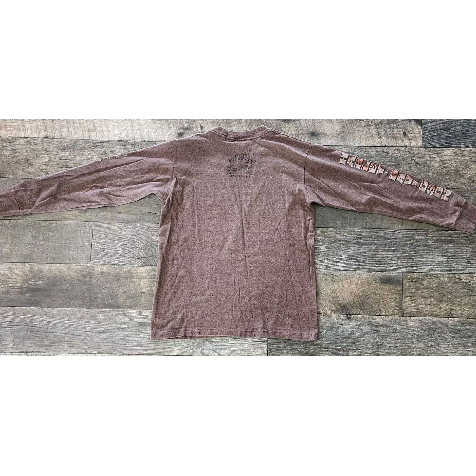 Harley Davidson Harley-Davidson Shirt Graphic Print Brown Logo Mens Large Regular Crew Neck Long Sleeve Vintage No Size US S / EU 44-46 / 1 - 4 Thumbnail