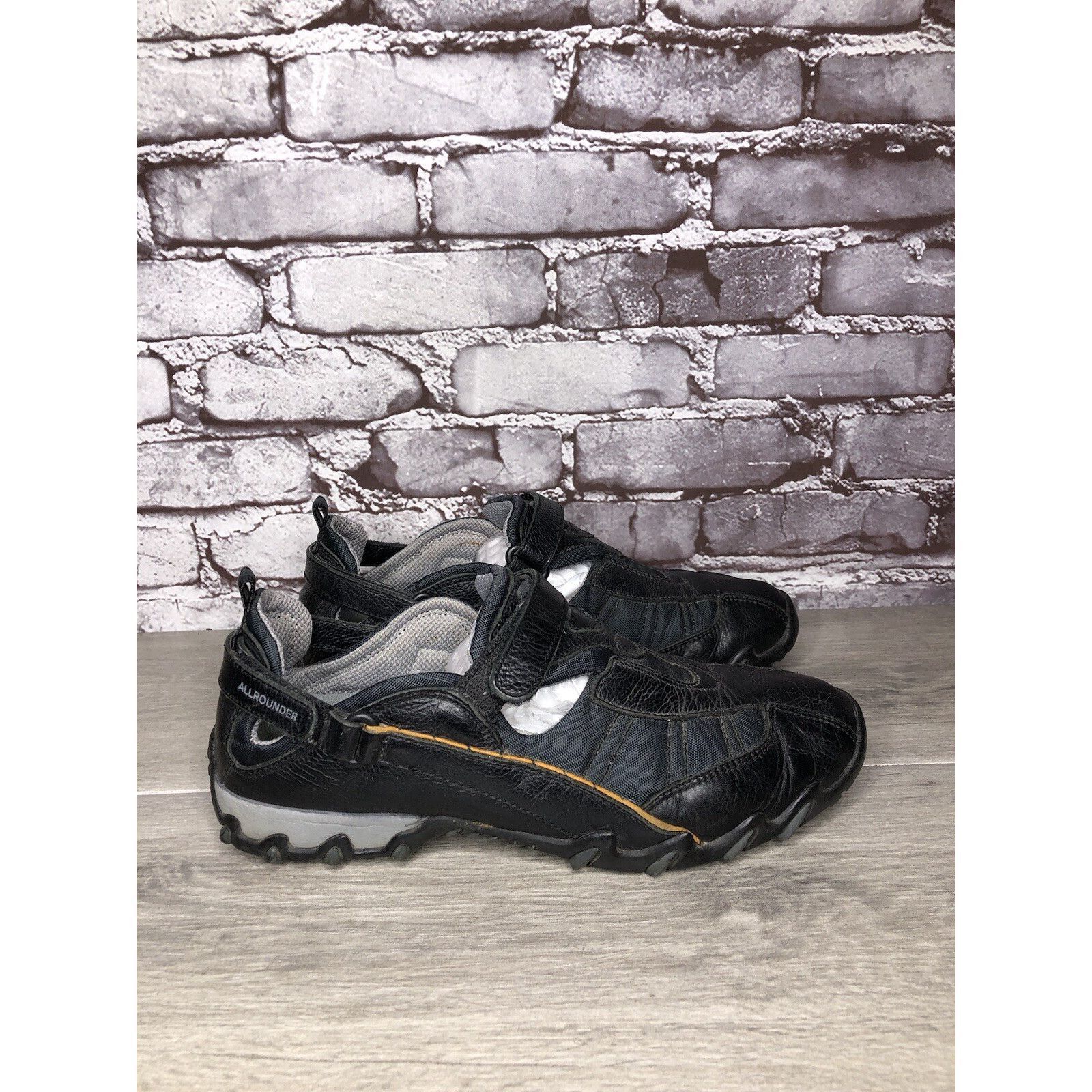 Mephisto Allrounder Mephisto Black Leather Mesh Comfort Sneakers Shoe Size US 8 / EU 41 - 2 Thumbnail