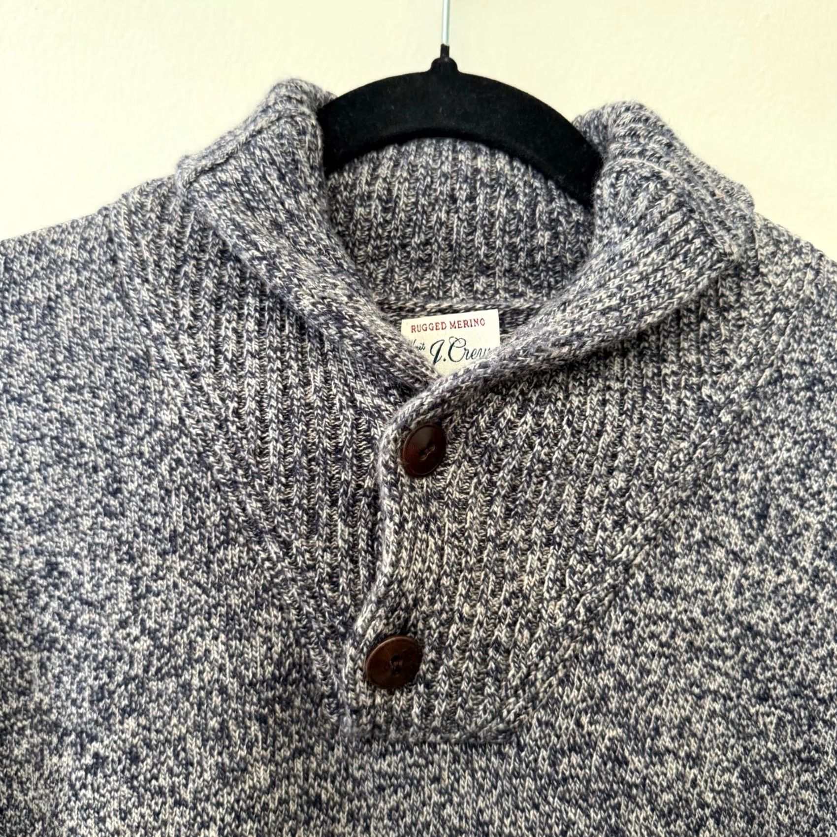 J.Crew J.CREW Gray Merino Wool Knit Sweater Pullover M Regular Men Minimal-Office Scandi Preppy Size US M / EU 48-50 / 2 - 2 Thumbnail