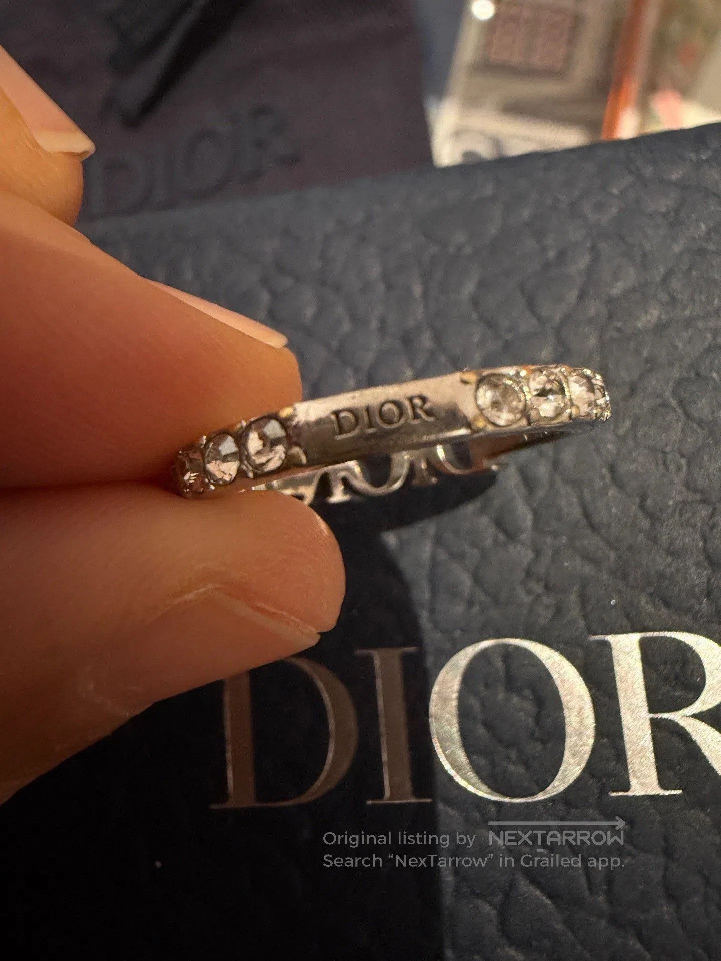 Dior Dior Women's Silver Ring M Size. Size ONE SIZE - 3 Thumbnail