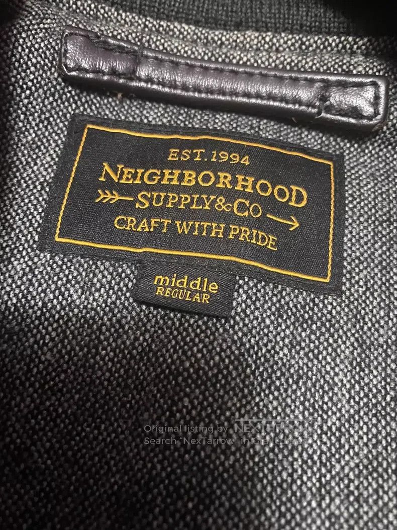 Neighborhood Neighborhood Bi-color Leather Jacket Size US M / EU 48-50 / 2 - 4 Thumbnail