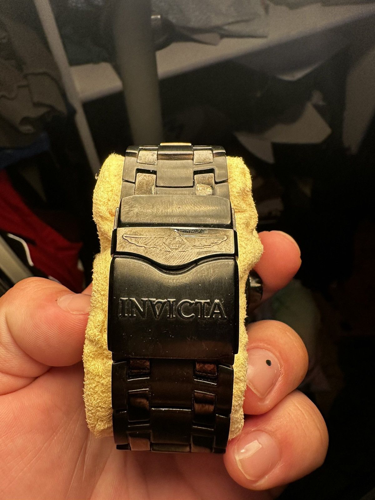 Invicta Invicta black steel watch Size ONE SIZE - 5 Thumbnail