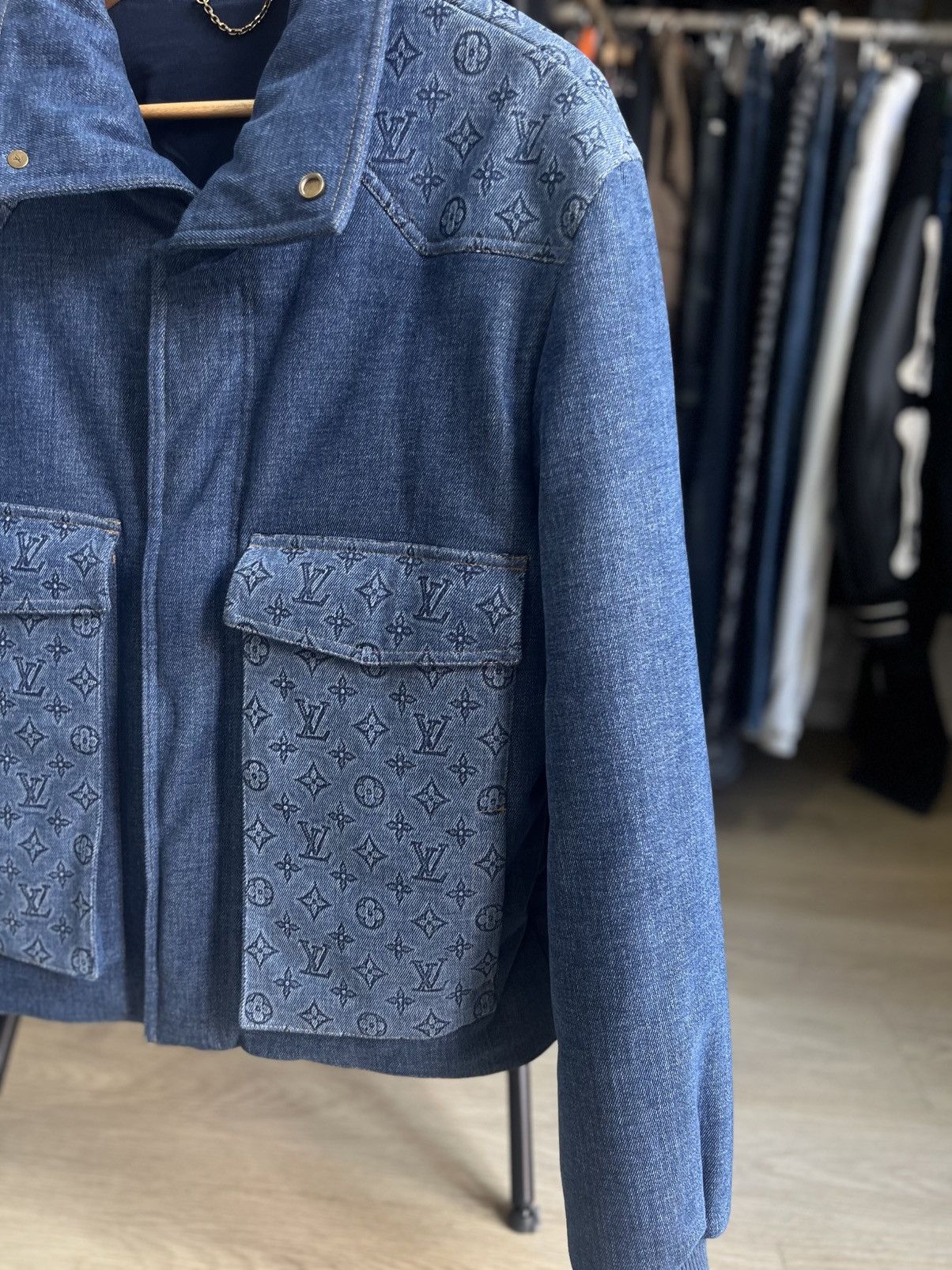 Louis Vuitton Louis Vuitton Padded Denim Jacket 2023 Size US M / EU 48-50 / 2 - 4 Thumbnail