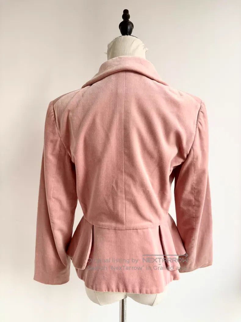 Vivienne Westwood Vivienne Westwood Pink Velvet Jacket Size L / US 10 / IT 46 - 3 Thumbnail