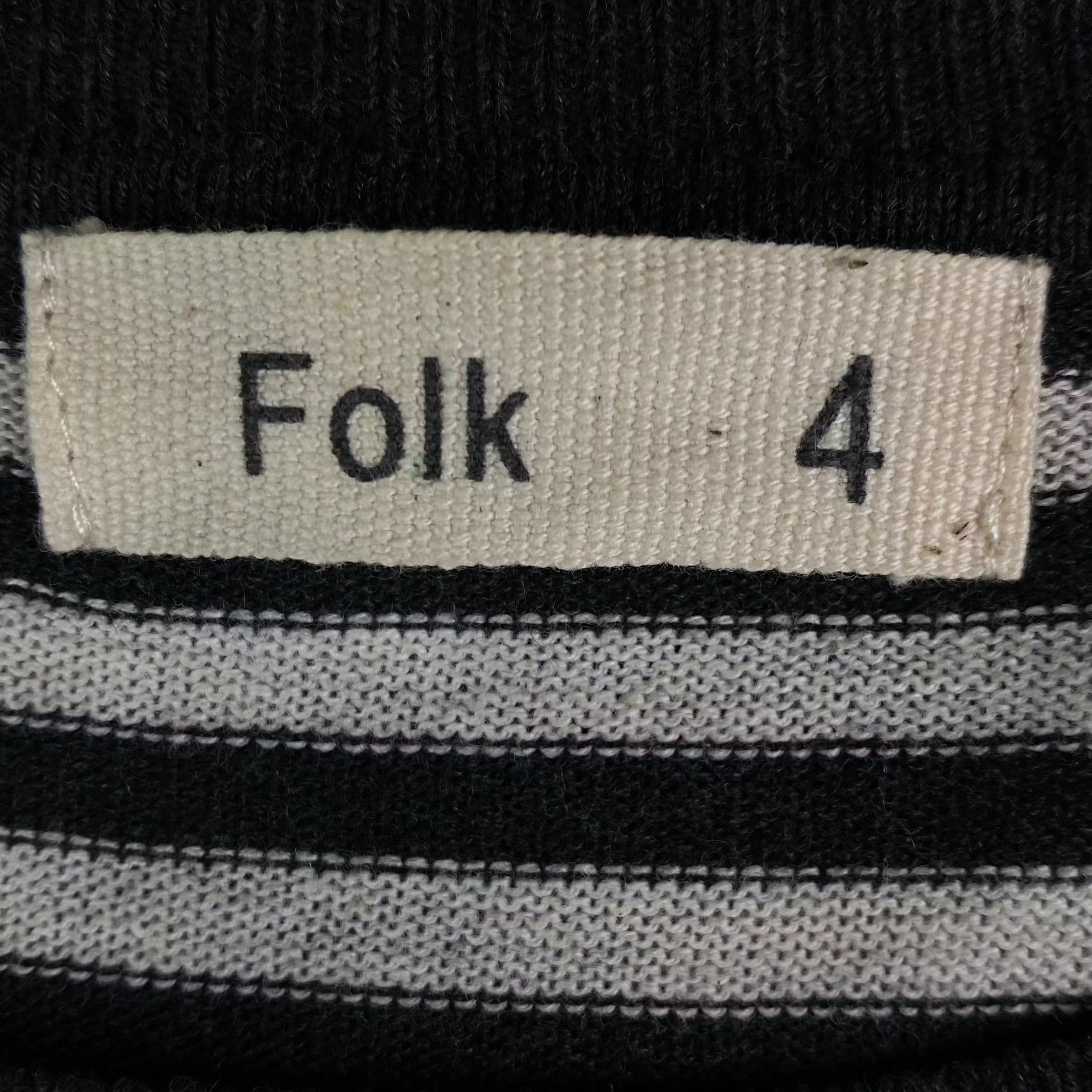 Folk Mens Sweater Long Sleeve Folk Size 4 Wool Size US M / EU 48-50 / 2 - 4 Thumbnail