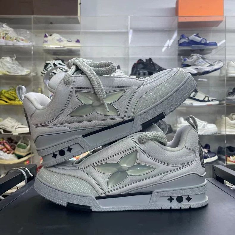 Louis Vuitton Louis Vuitton New Lv Skate Sneakers in Gray Color-2506 Size US 10 / EU 43 - 5 Thumbnail