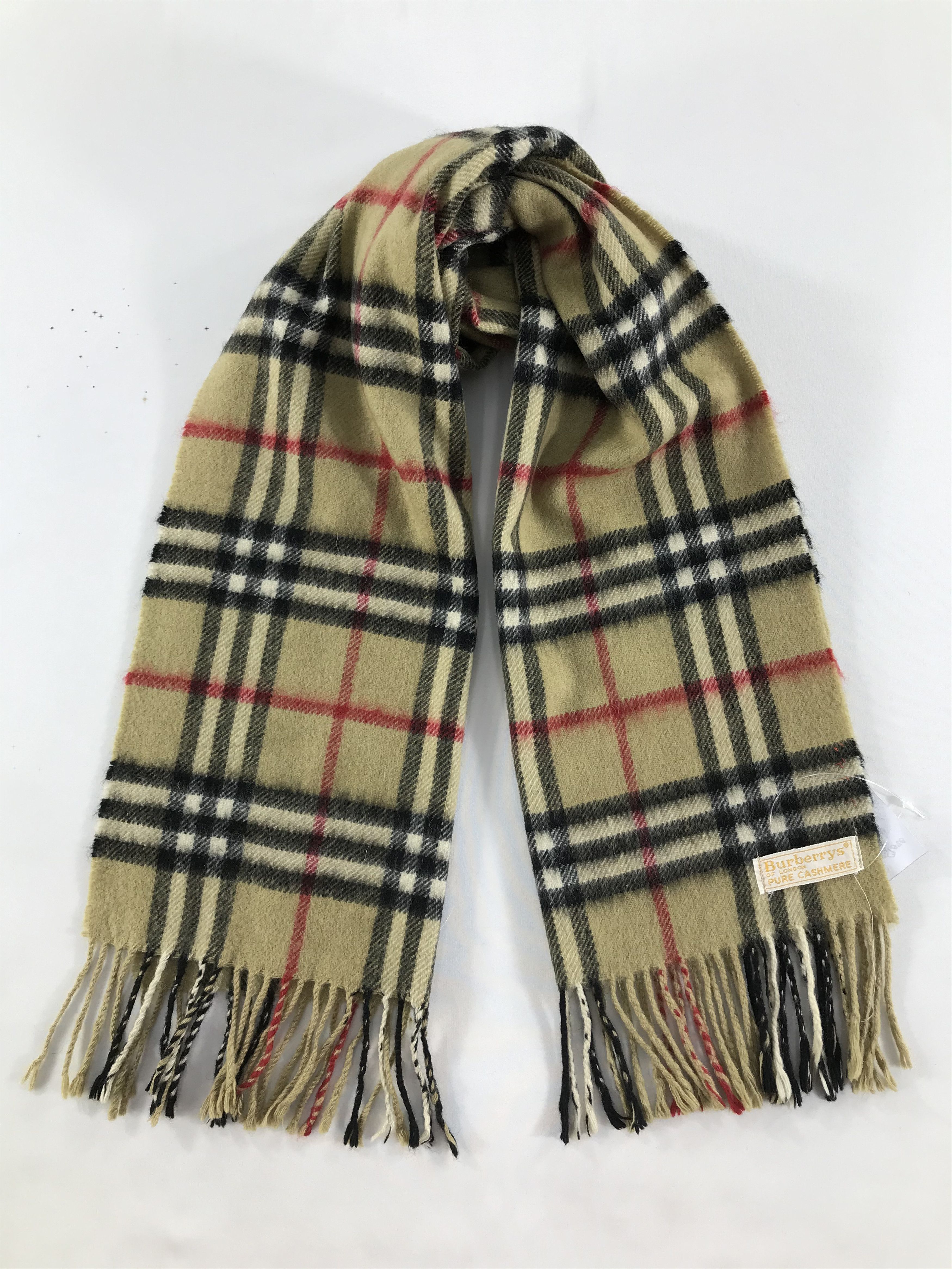 Burberry Vintage Burberry Scarf/Muffler/Neckwear MF1076 Size ONE SIZE - 1 Thumbnail