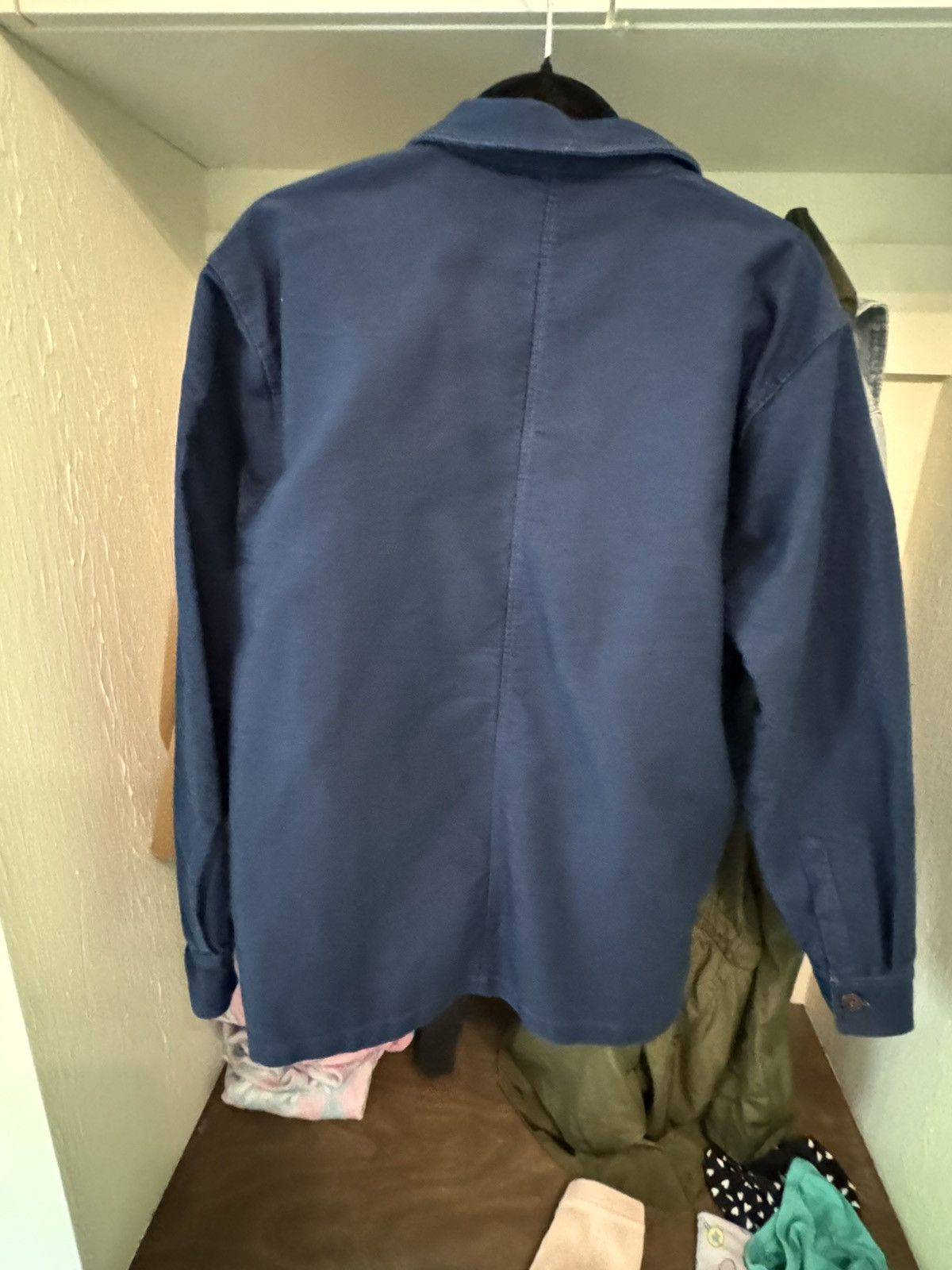 3sixteen FRENCH WORK JACKET IN WASHED INDIGO MOLESKIN Size US XL / EU 56 / 4 - 3 Thumbnail