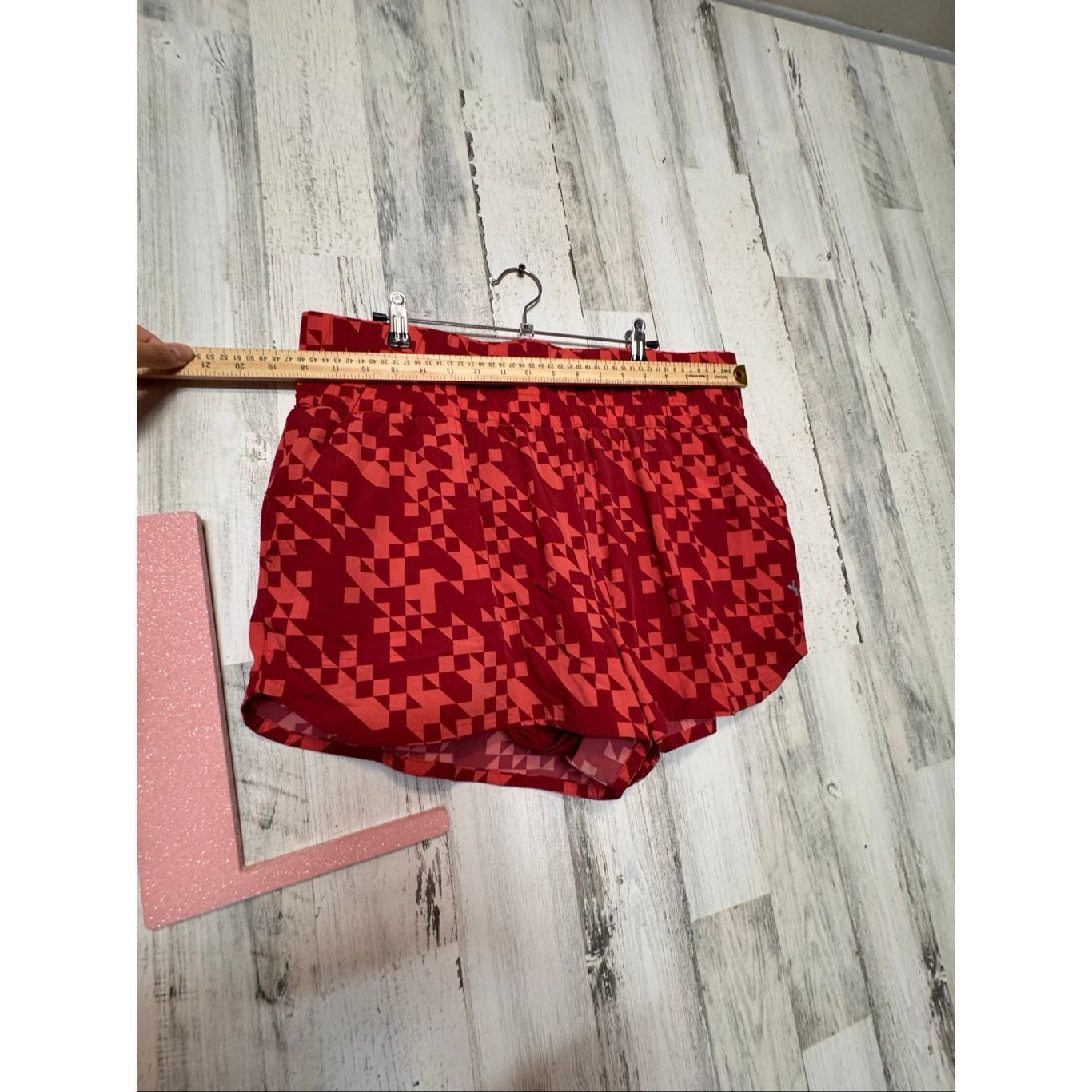 Other JoyLab Red Geometric Running Shorts Women’s XL High Waist Ac Size 38" / US 16 / IT 52 - 12 Thumbnail