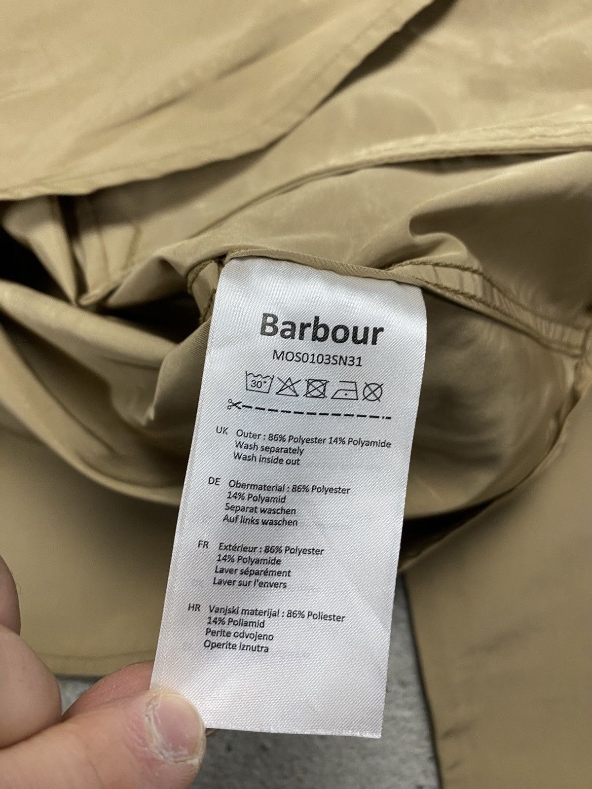 Barbour Barbour international beige shirt windbreaker Size US M / EU 48-50 / 2 - 7 Thumbnail
