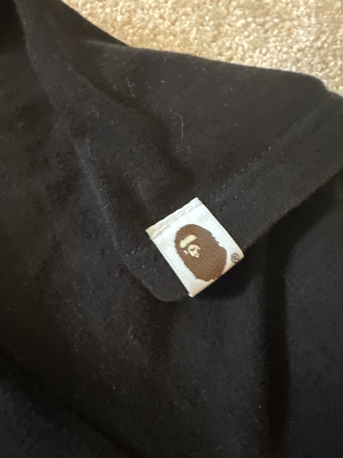 Bape × Stussy Stussy x Bape Vintage Colab Neon Black Tee Size US M / EU 48-50 / 2 - 4 Thumbnail