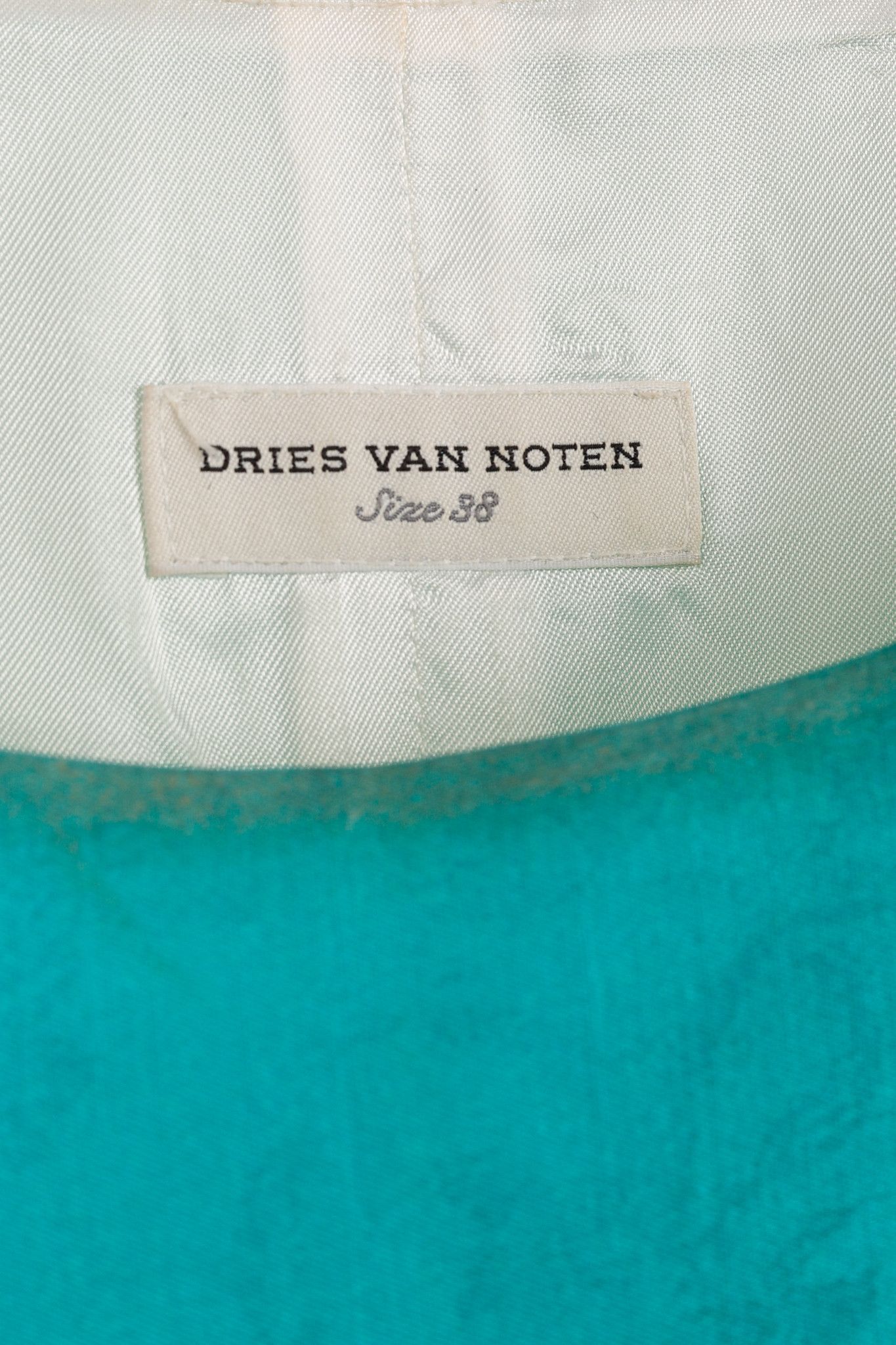 Dries Van Noten Dries Van Noten Printed Satin Sleeveless Mini Shift Dress Size S / US 4 / IT 40 - 4 Thumbnail