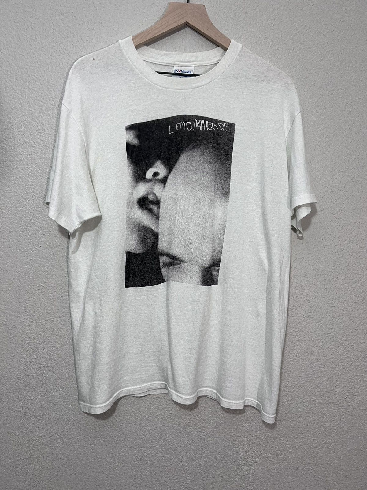 Image of Vintage 80's The Lemonheads Lick in White, Men's (Size XL)