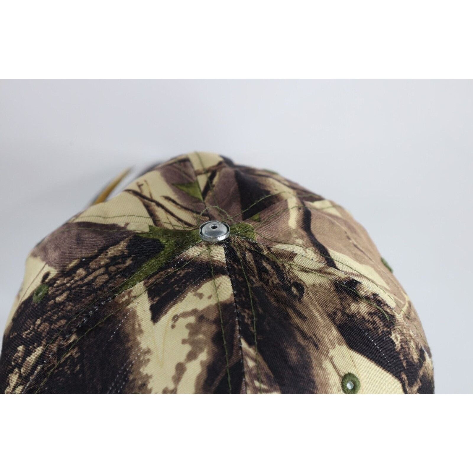Vintage Vintage 90s Distressed University of Michigan Camo Hat Size ONE SIZE - 6 Thumbnail