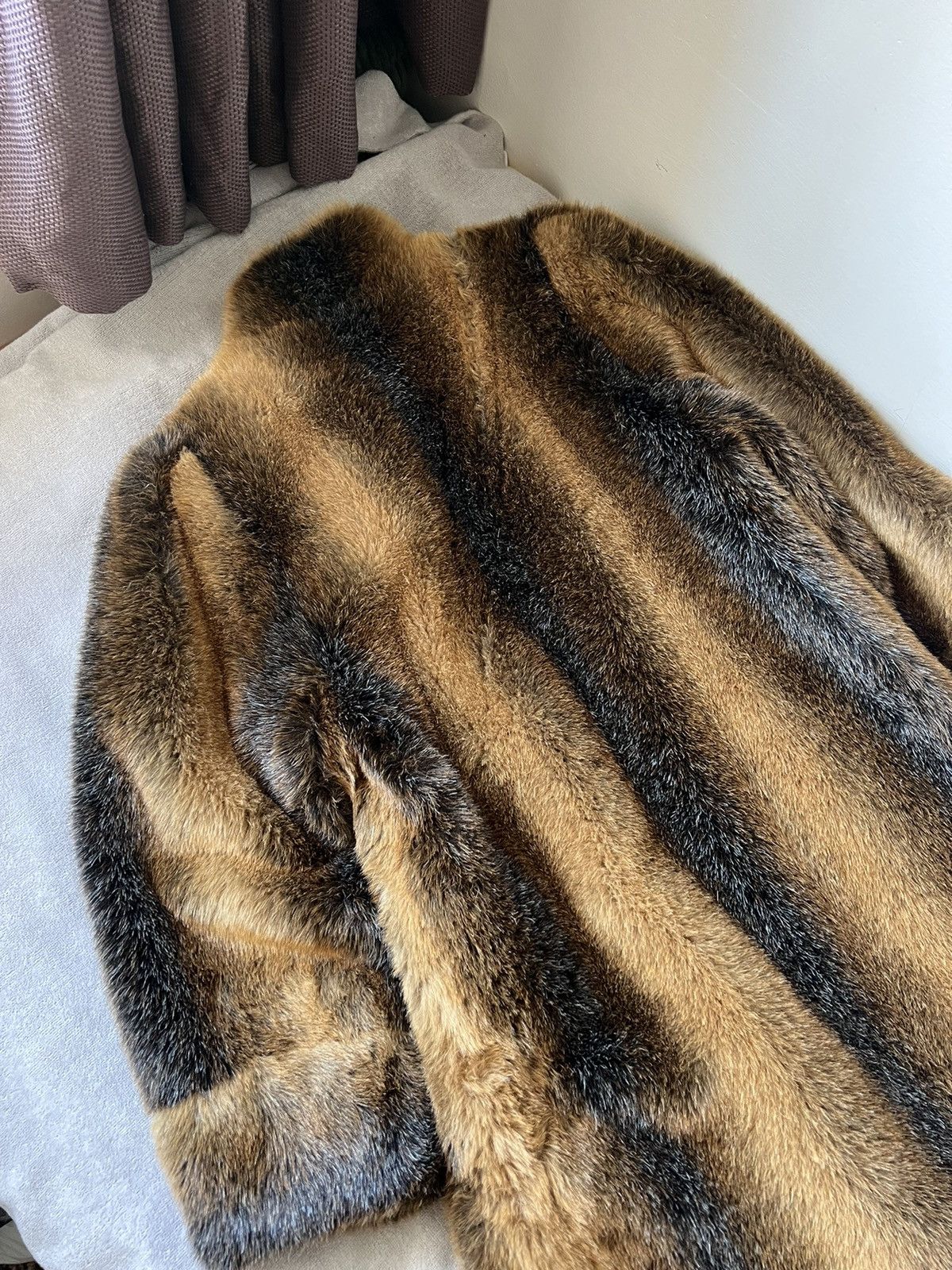 Vintage Vintage avant garde archive faux fur coat tiger y2k style Size M / US 6-8 / IT 42-44 - 9 Thumbnail