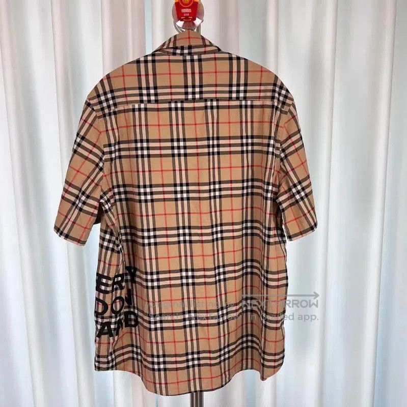 Burberry Burberry Beige Cotton Men's Shirt. Size US M / EU 48-50 / 2 - 2 Thumbnail