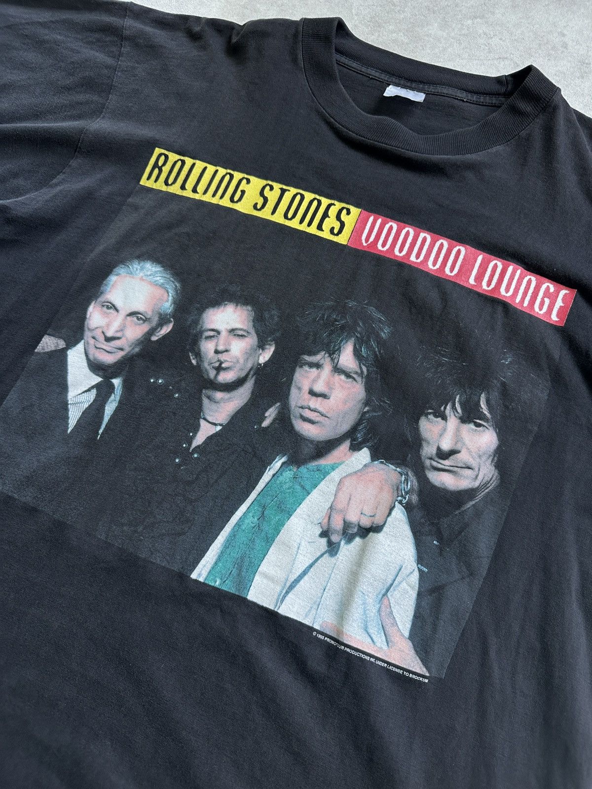 Band Tees OG 1994/95 Rolling Stones Voodoo Lounge Tour band rock tee Size US XL / EU 56 / 4 - 5 Thumbnail