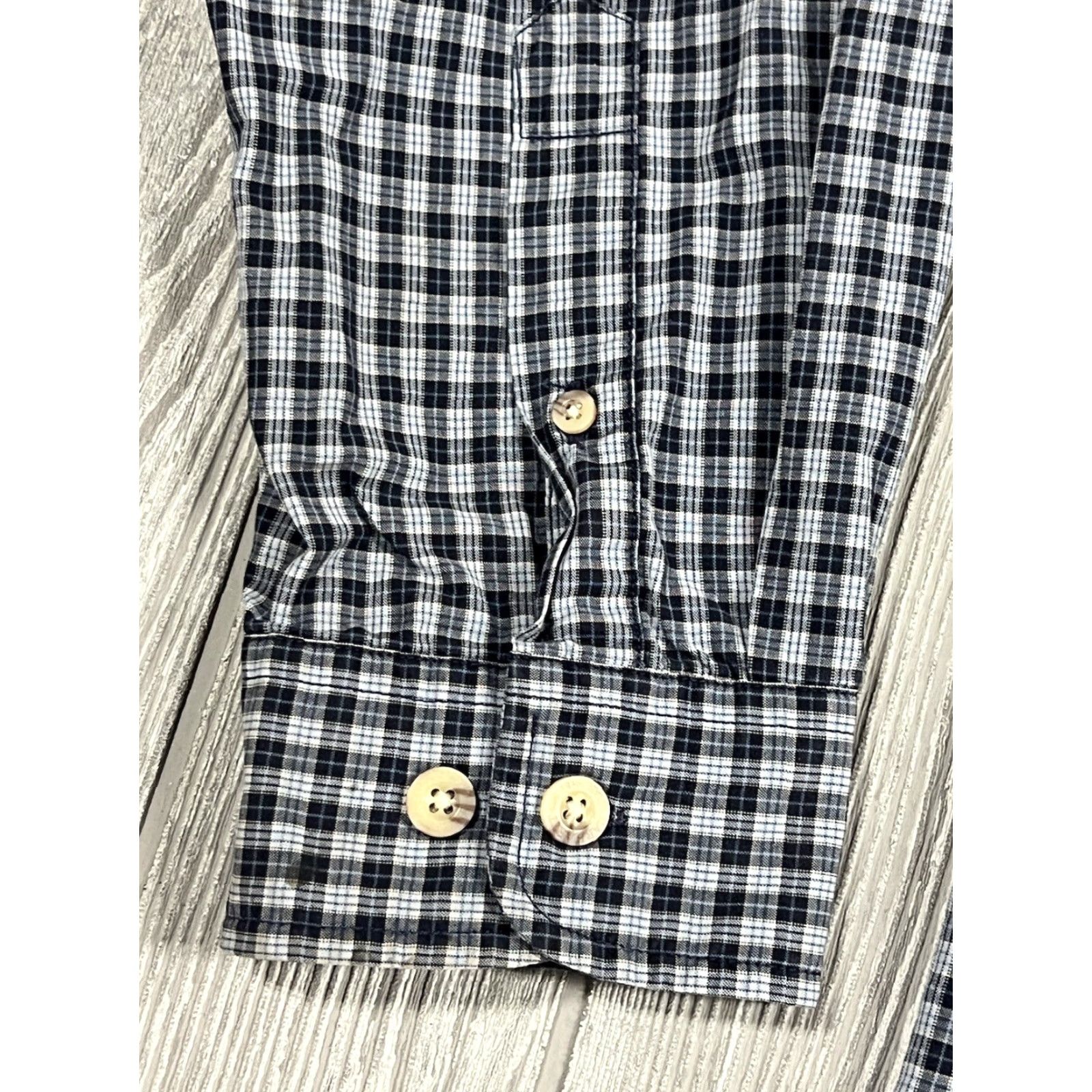 Carhartt Carhartt Shirt Men’s L Check Plaid Long Sleeve Button Down Navy Work Casual Size US L / EU 52-54 / 3 - 6 Thumbnail