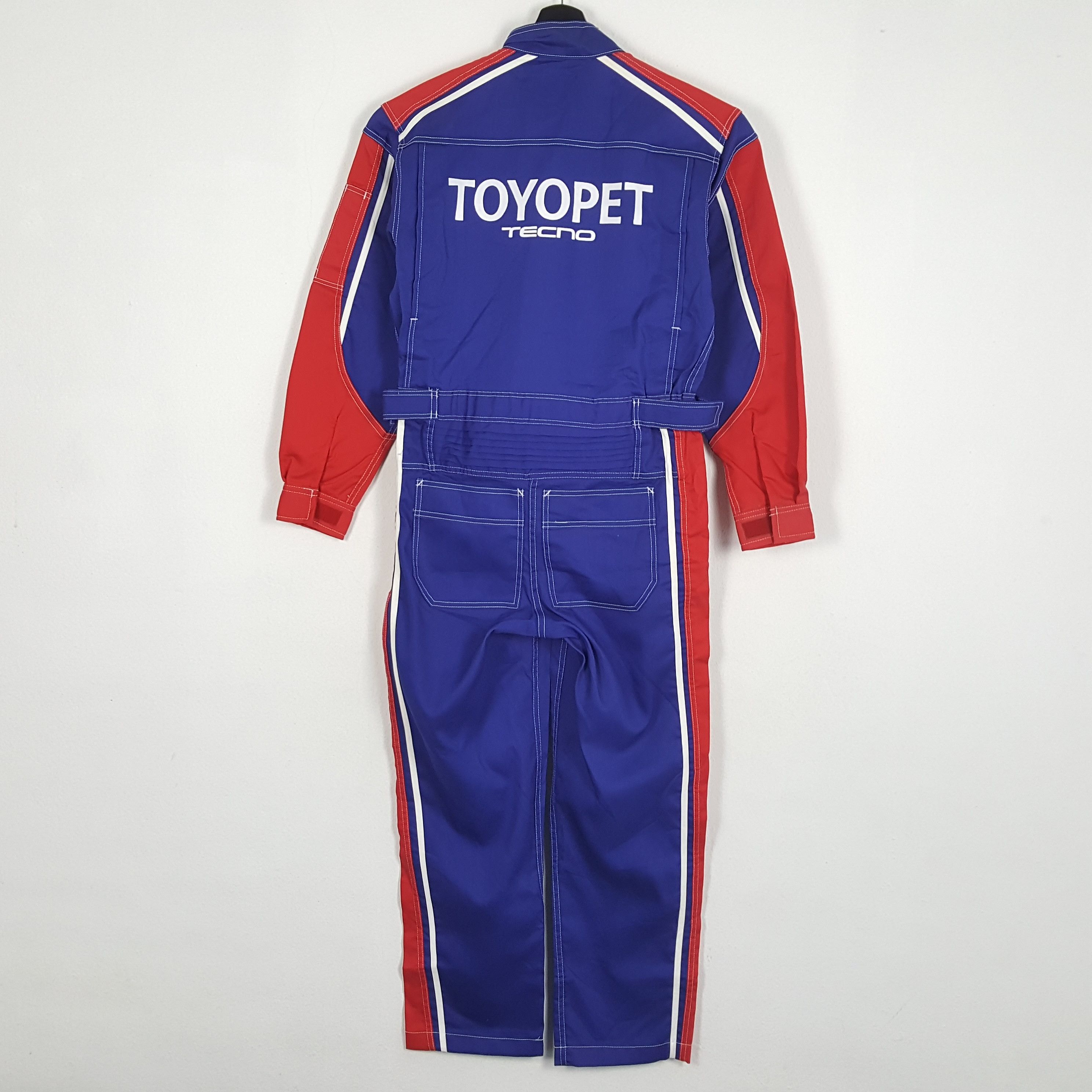 Japanese Brand × Vintage TOYOTA TOYOPET TECNO Motorsports Racing Coverall Jacket Size US S / EU 44-46 / 1 - 1 Thumbnail