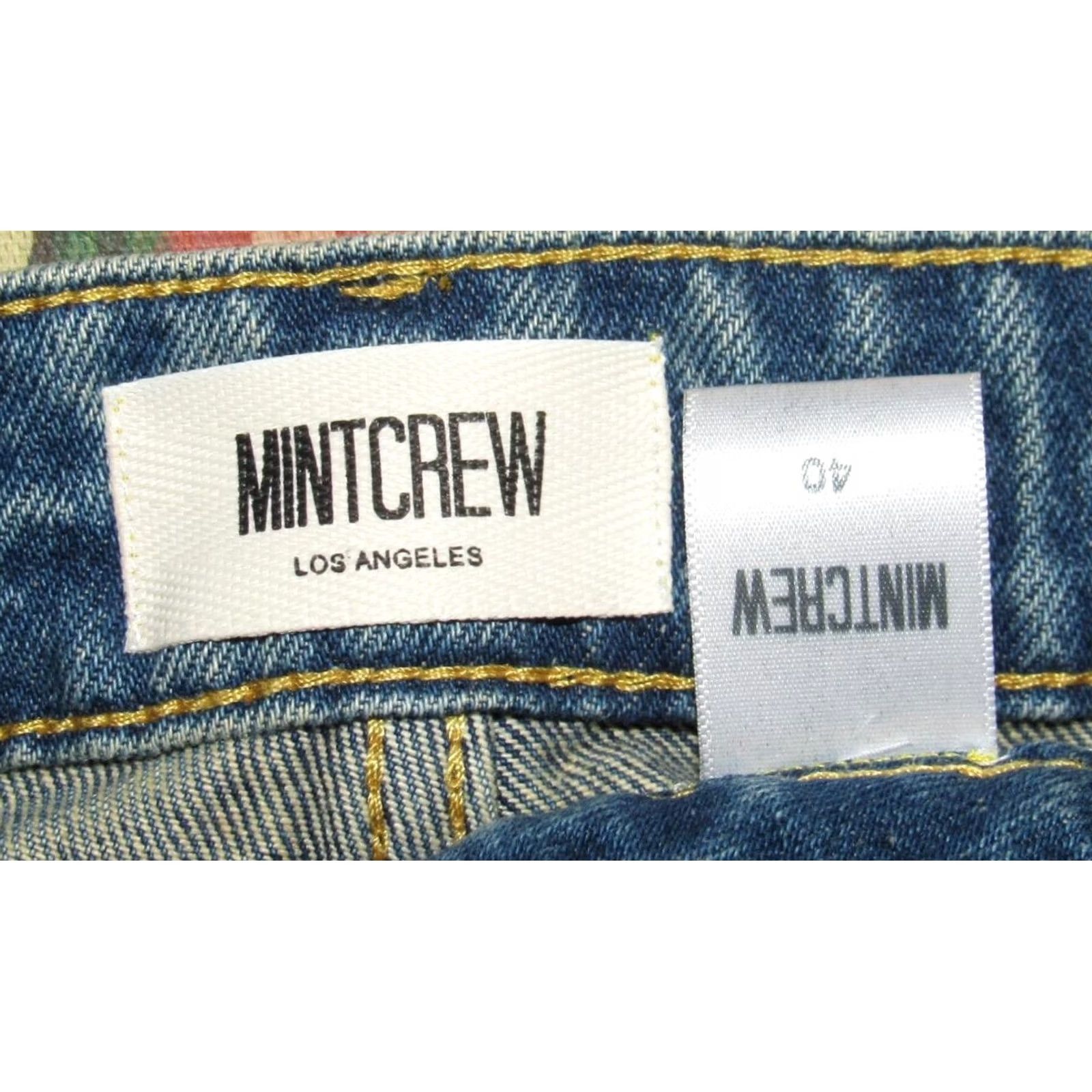 Denime MINTCREW Balboa Wash Baggy Denim Pants Jeans 40 x 33 Mens Slim/Regular? Size US 40 / EU 56 - 6 Thumbnail