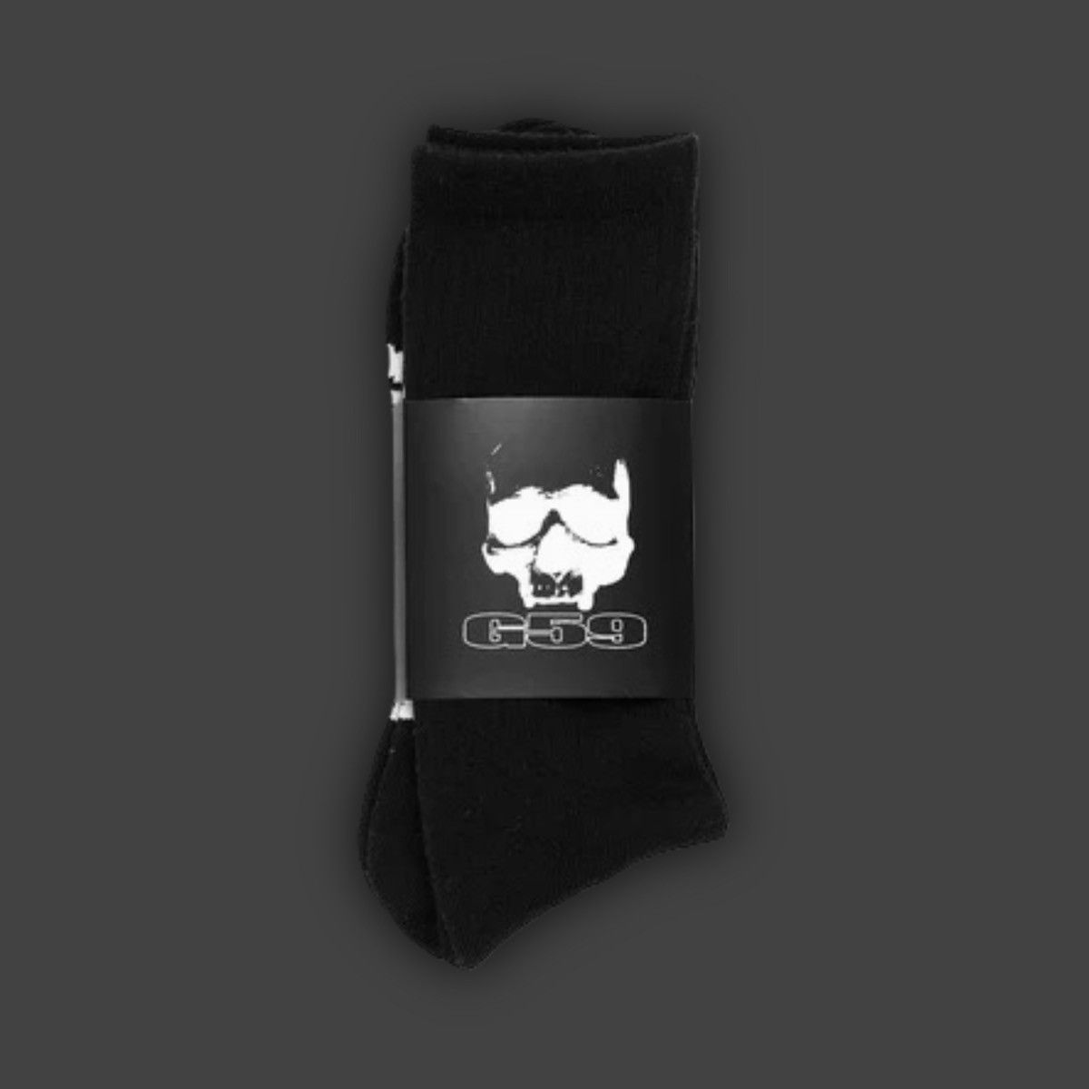 G59 Records $uicideboy$ G59 monochrome socks suicideboys greyday staff Size ONE SIZE - 2 Thumbnail