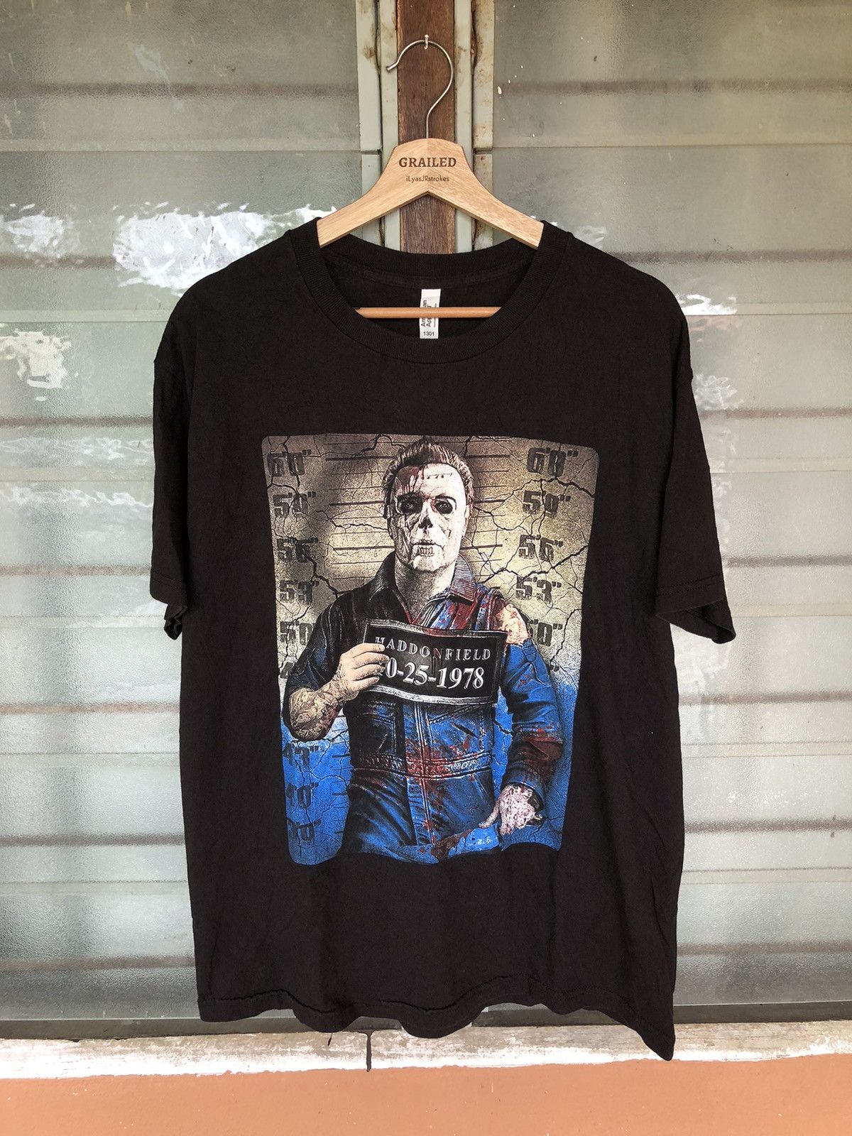 Vintage Vintage Michael Myers Film Charector Series Halloween Tee Size US L / EU 52-54 / 3 - 1 Thumbnail