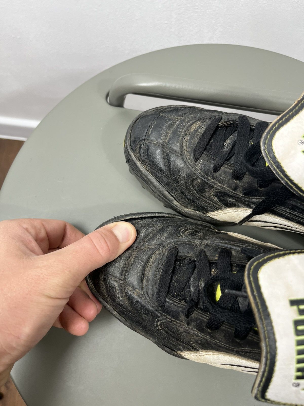 Puma Puma King Classic Vintage Black White Soccer Cleats Size 40 Size US 7.5 / EU 40-41 - 7 Thumbnail