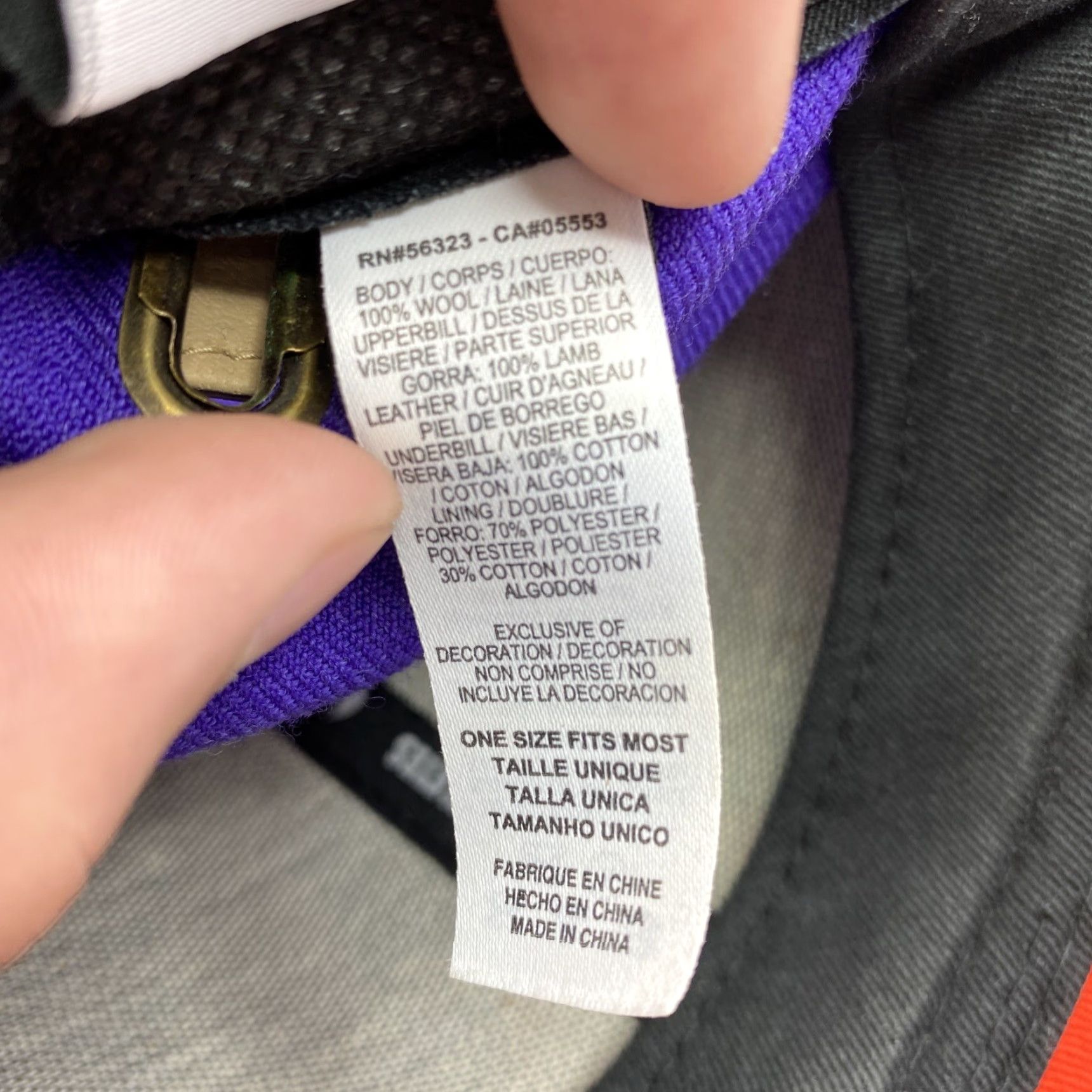 Nike NIKE TRUE ACG STRAPBACK HAT CAP PURPLE LEATHER ADJUSTABLE SOUTH BEACH UNISEX Size ONE SIZE - 7 Thumbnail