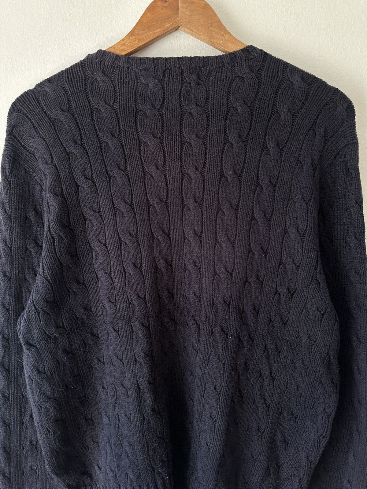 Polo Ralph Lauren Polo Ralph Lauren Cable Knit Small Pony Size US L / EU 52-54 / 3 - 5 Thumbnail